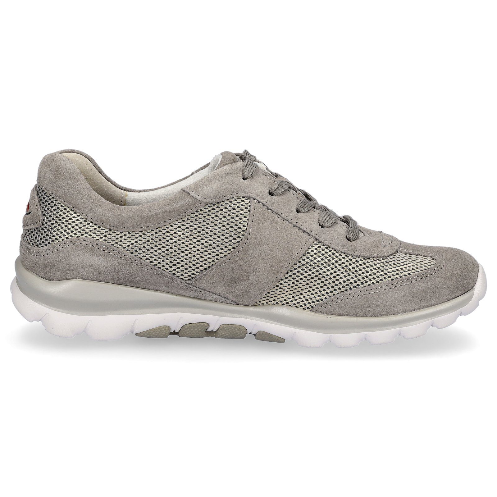 silber/grau Sneaker Gabor Damen metallic Gabor Sneaker grau