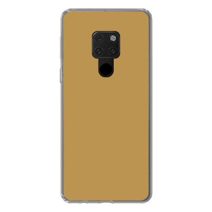 MuchoWow Handyhülle Ockergelb - Farbe - Herbst - Gelb - Fest - Farben Phone Case Handyhülle Huawei Mate 20 Silikon Schutzhülle