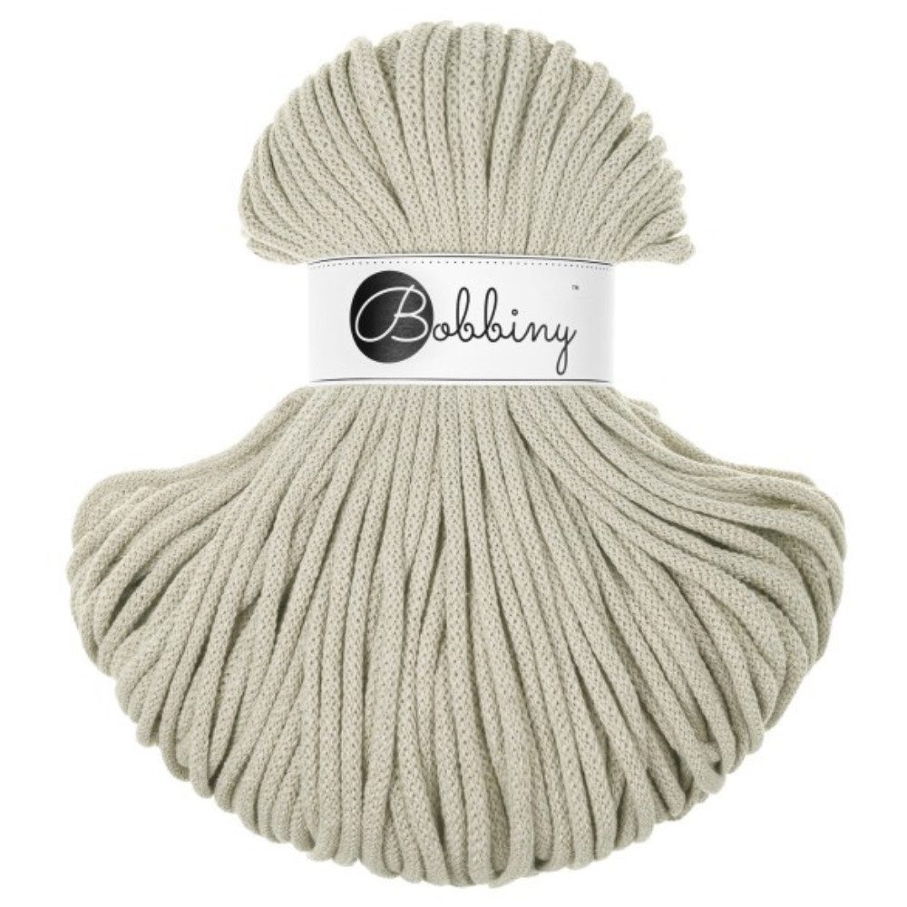 Bobbiny Bobbiny 5 mm Premium Flechtkordel 100 m Häkelwolle, 100 m (Baumwoll-Kordel - ideal für Häkel- und Makramee-Projekte), 500 g