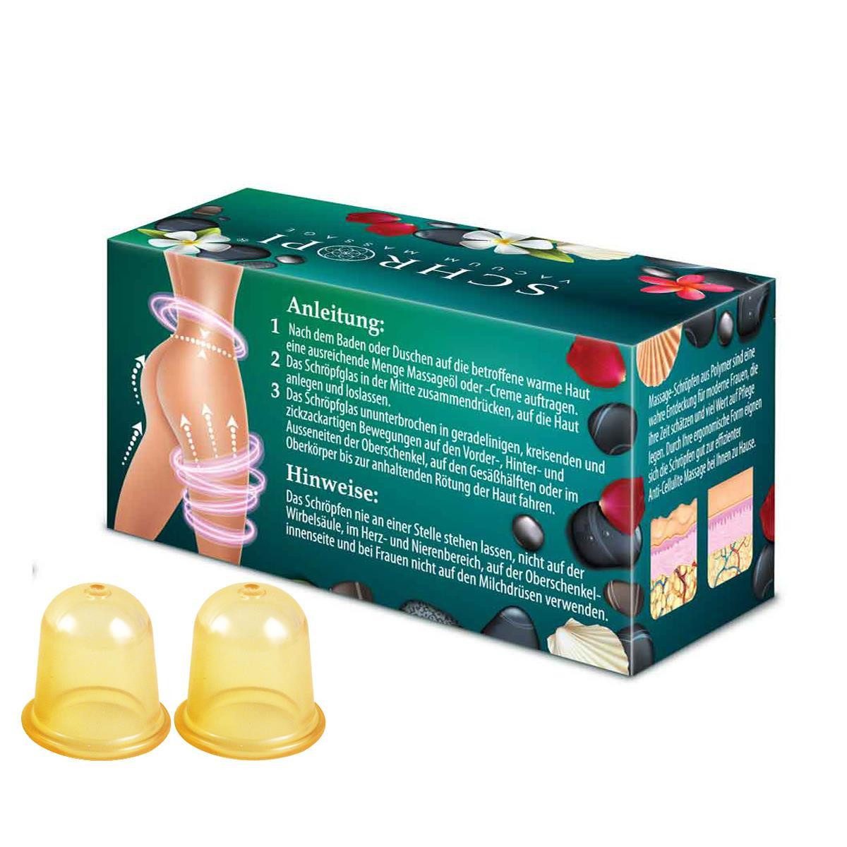 Vakuum-Massager Massage Schröpfen (schropi) (2er Set standart)