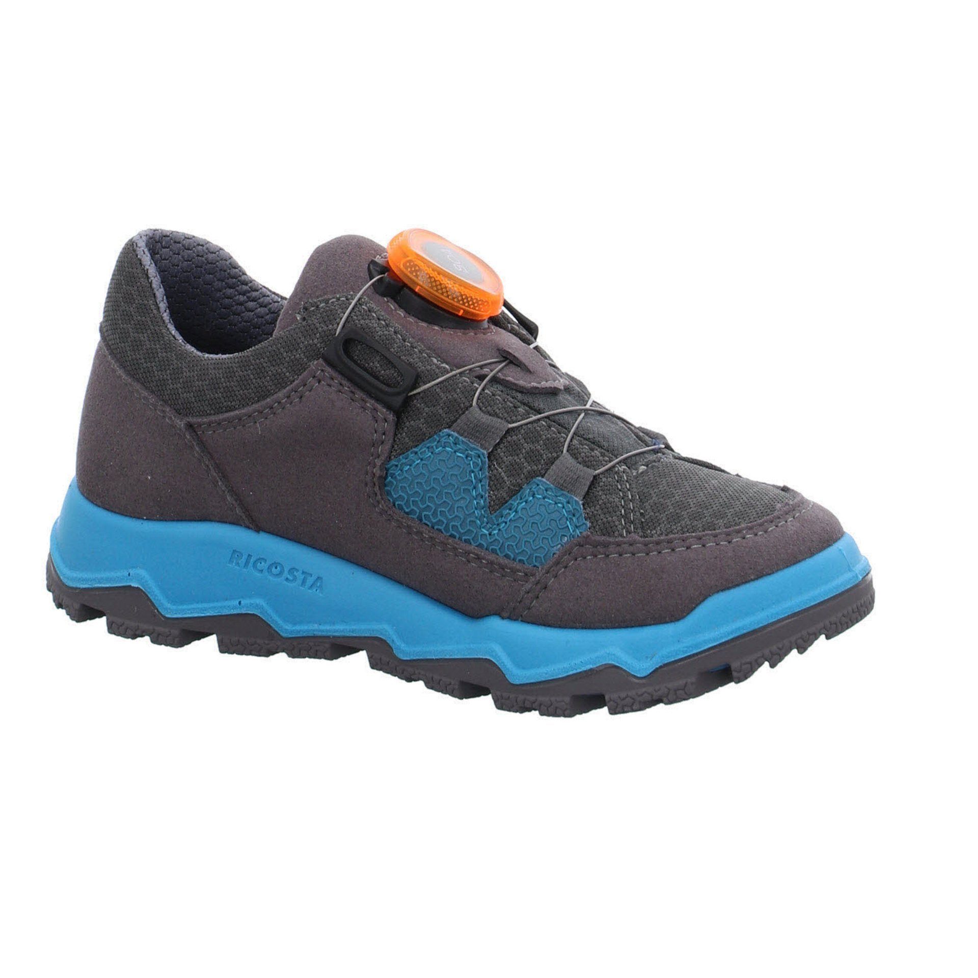 Ricosta Jungen graphit/grau Halbschuh Schnürhalbschuhe Sneaker Leder-/Textilkombination Canyon