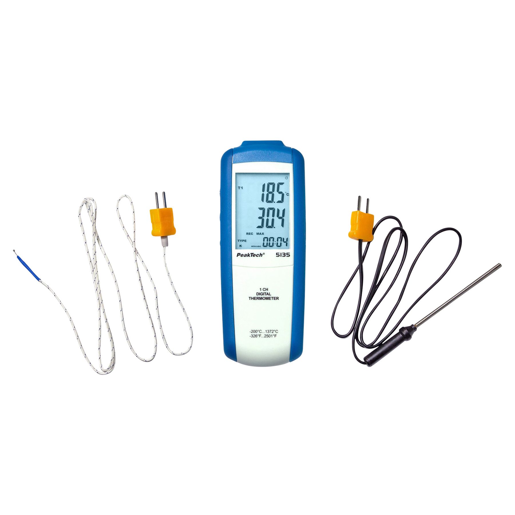 PeakTech Thermodetektor PEAKTECH Digital Thermometer P 5135