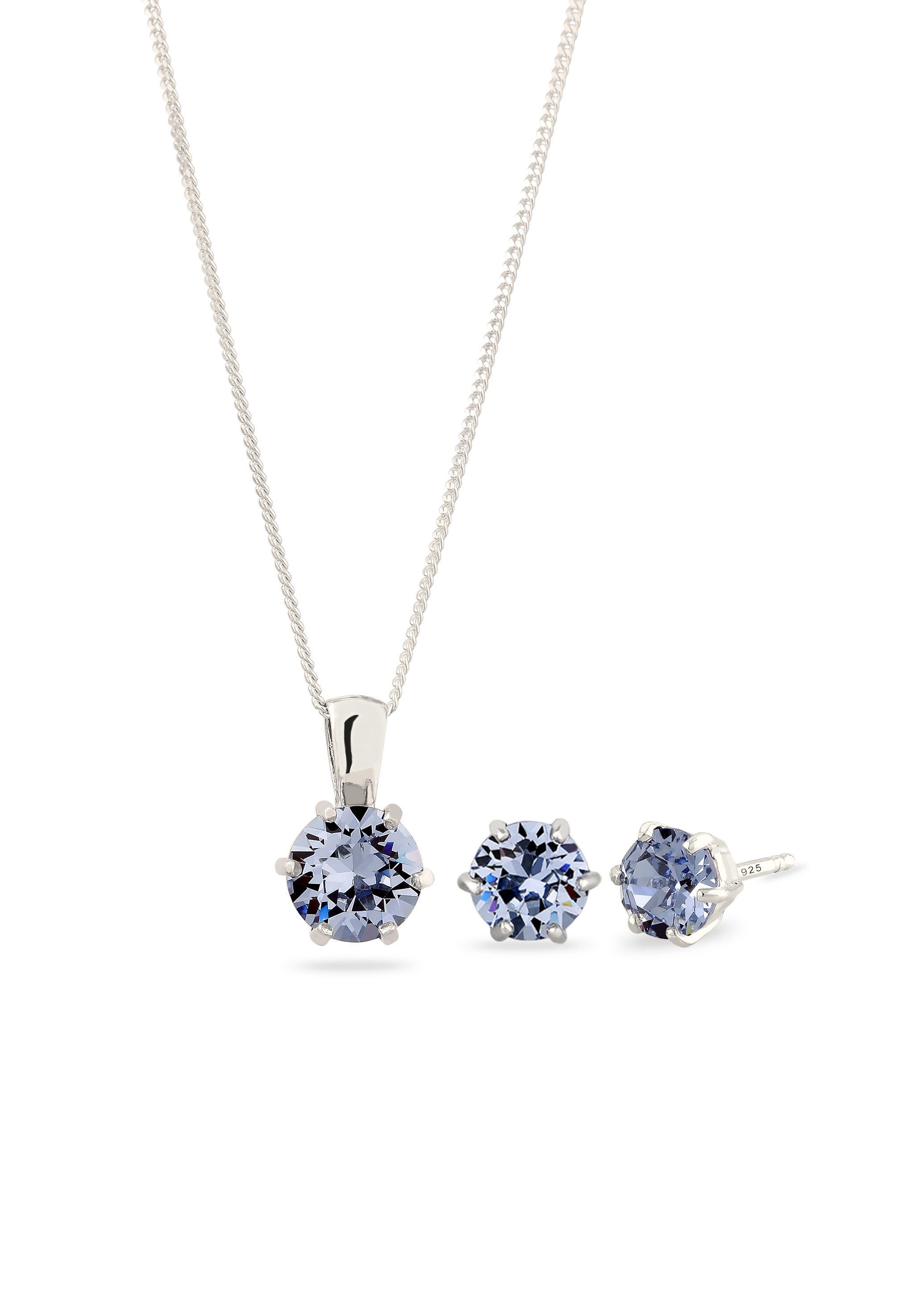 Elli Schmuckset 925 Sterling Silber, mit Kristallen von Swarovski® günstig online kaufen