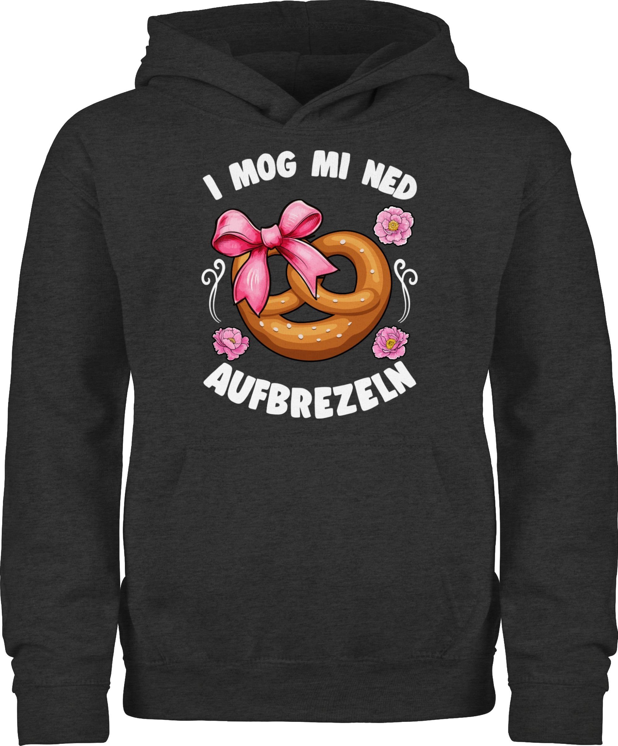Shirtracer Hoodie I mog mi ned aufbrezeln Mode für Oktoberfest Kinder Outfit 2 Anthrazit meliert | Sweatshirts