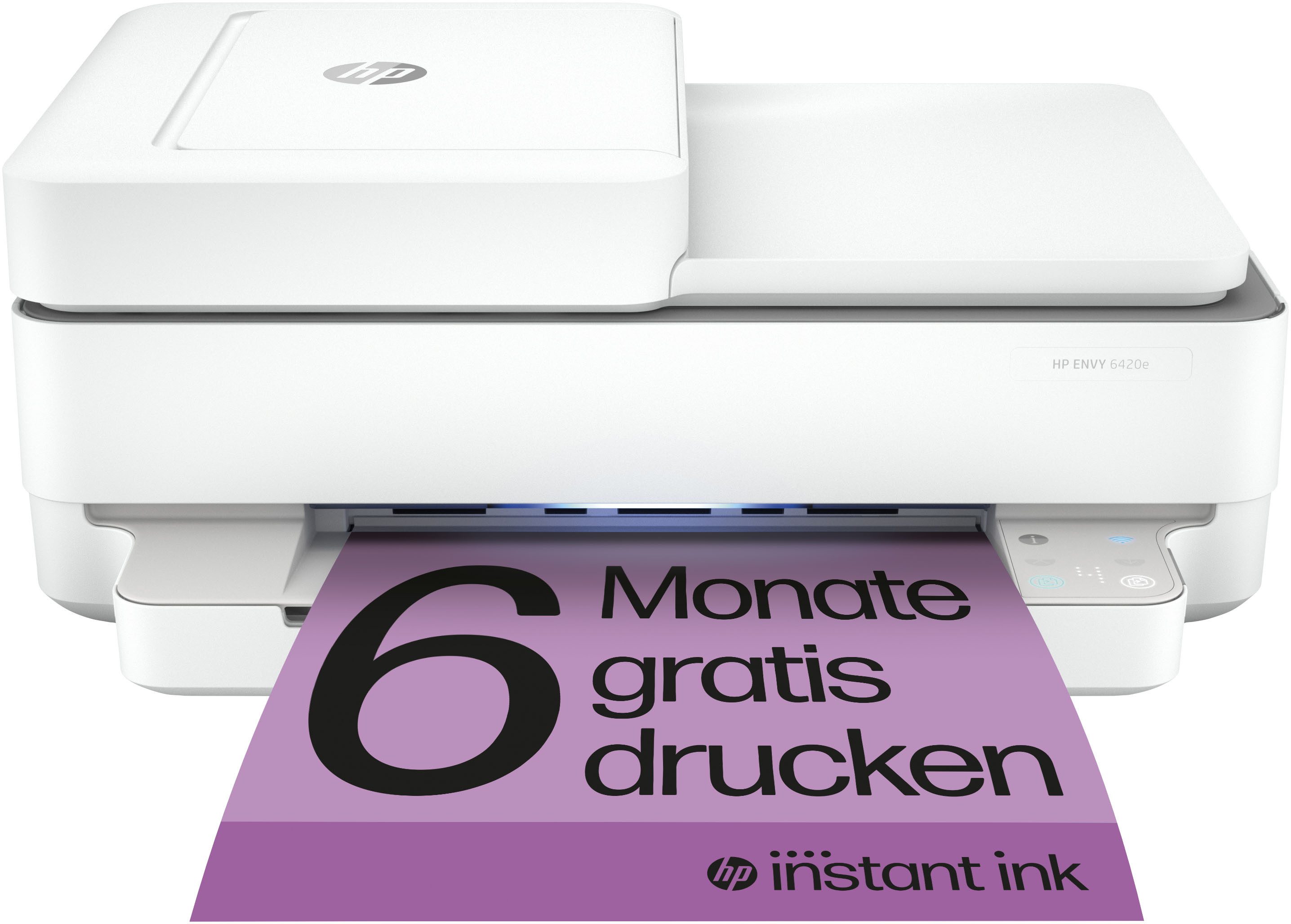HP ENVY 6420e Multifunktionsdrucker, (WLAN (Wi-Fi), 3 Monate gratis Drucken mit HP Instant Ink inklusive)