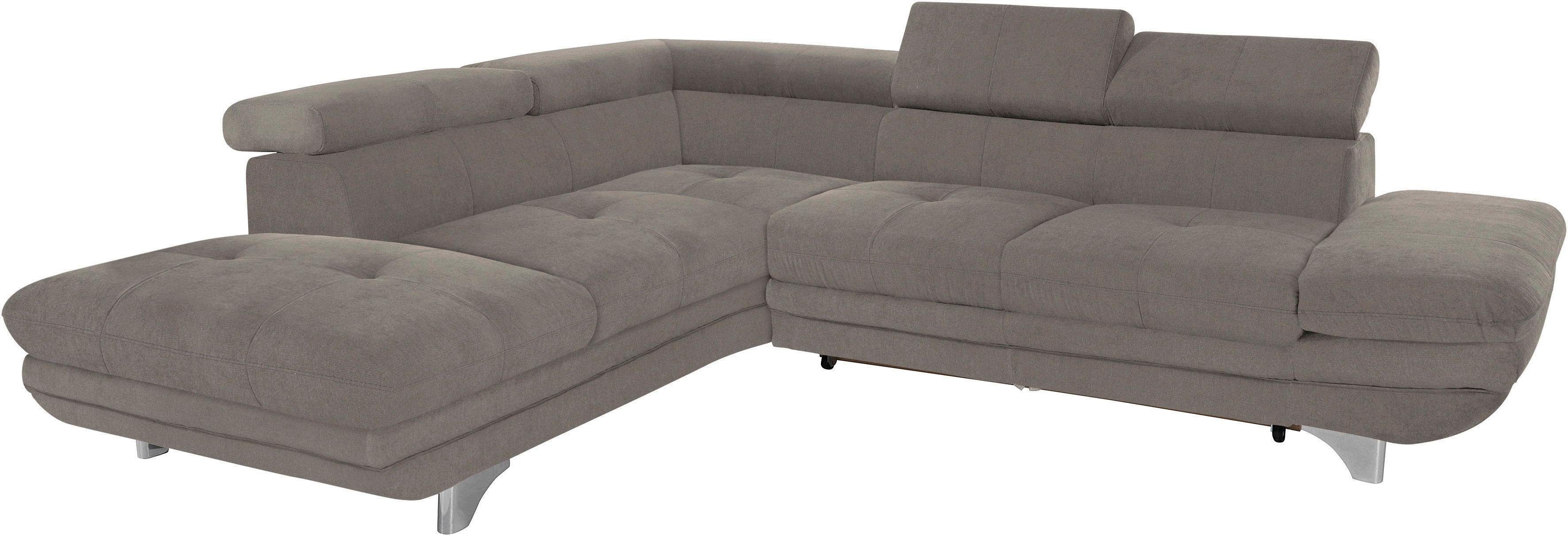 COTTA Ecksofa "Enterprise L-Form", mit Arm- & Kopfteilverstellung, wahlweis günstig online kaufen