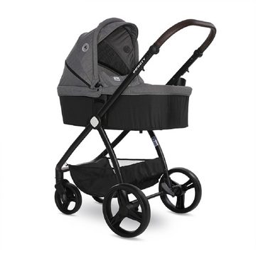 Lorelli Kombi-Kinderwagen Kombikinderwagen Infinity 3in1, Babyschale Babywanne Sportsitz bis 22kg