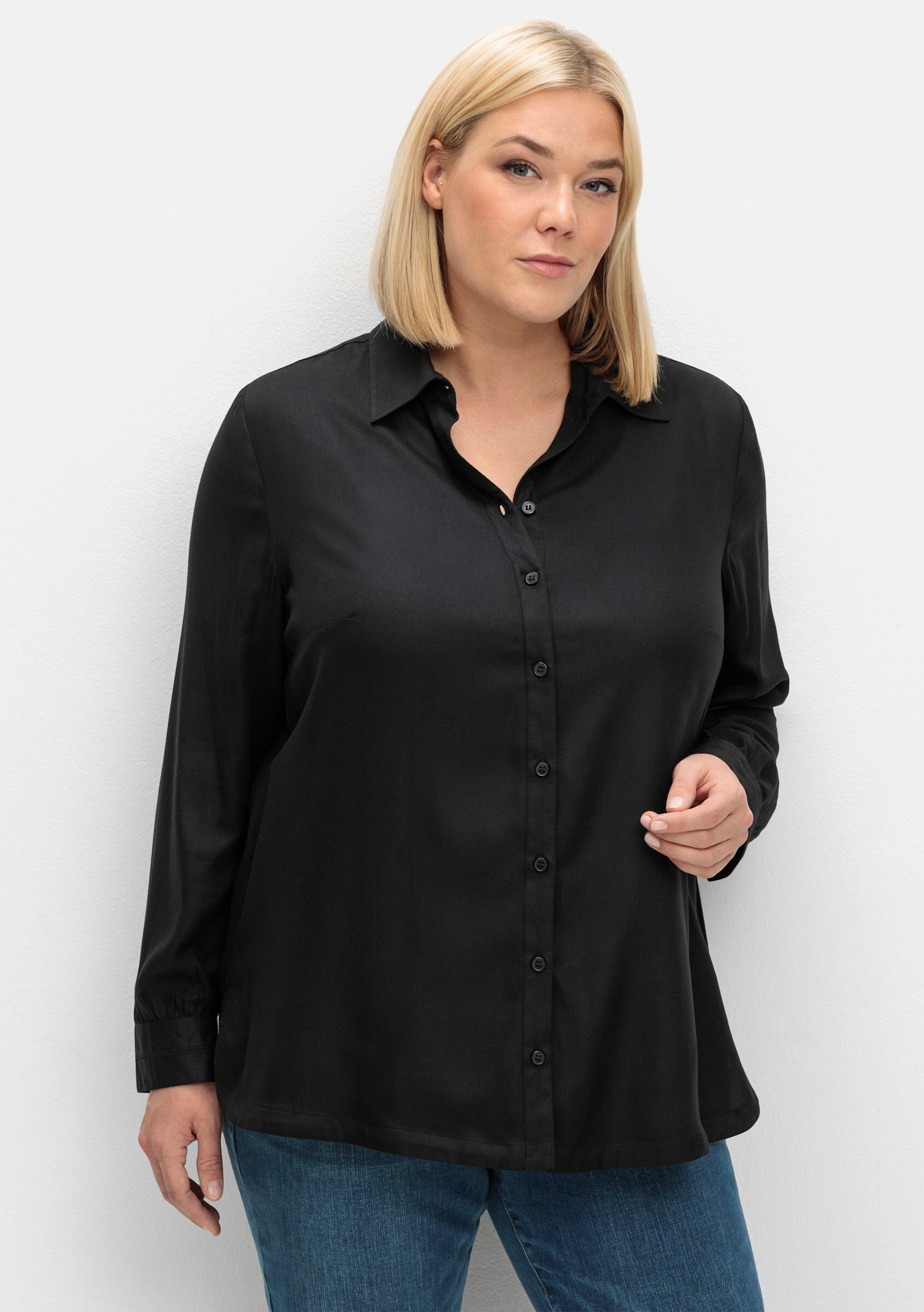 Sheego Klassische Bluse Klassische Bluse . günstig online kaufen