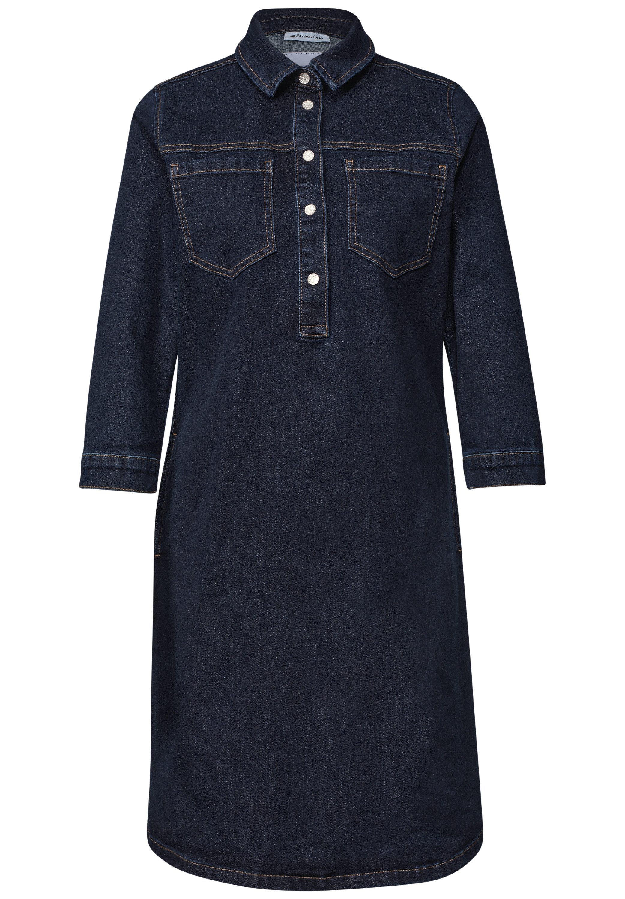 STREET ONE Jeanskleid knielang