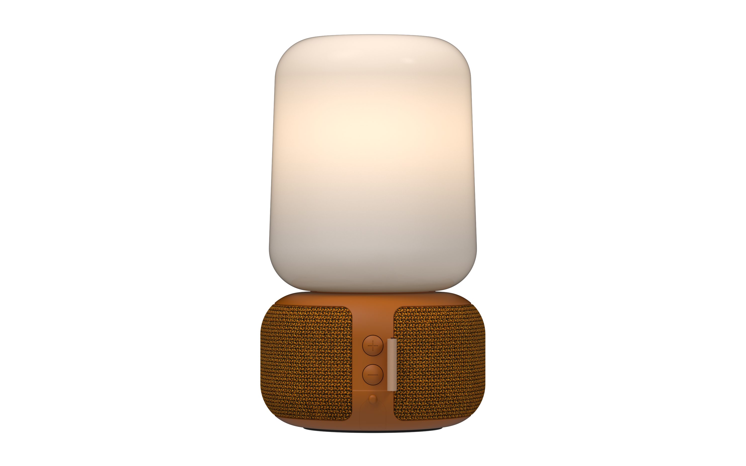 KREAFUNK aLOOMI Bluetooth Lautsprecher und Lampe mit LED) LED Lautsprecher orange und Lautsprecher mit (aLOOMI Bluetooth Lampe
