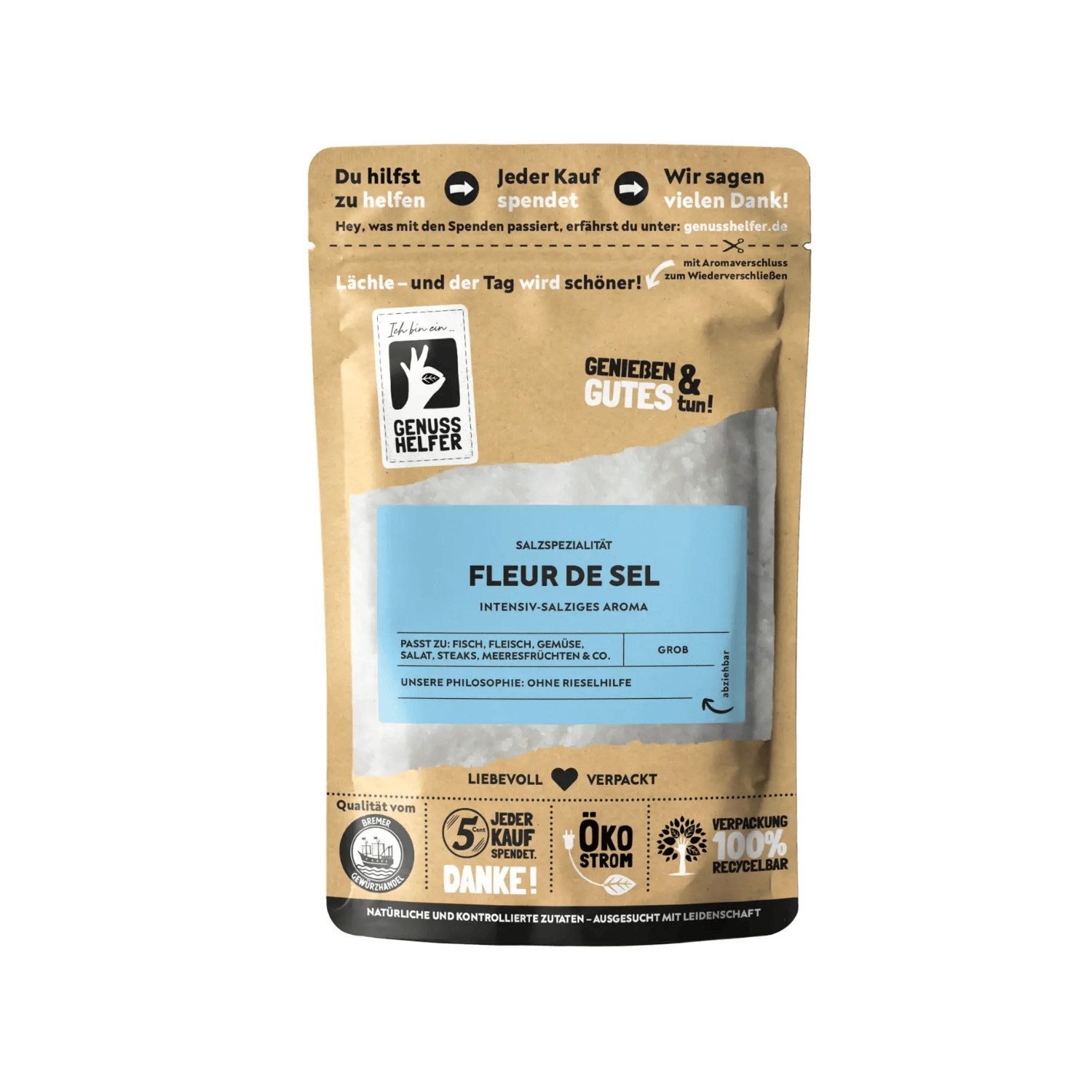 Bremer Gewürzhandel Gewürz Fleur de Sel, Algarve/Portugal, 200 g