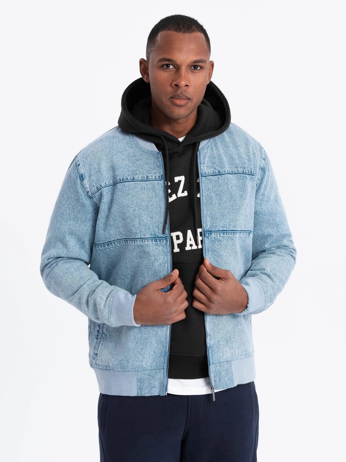 OMBRE Bomberjacke Denim-Bomberjacke für Herren mit günstig online kaufen