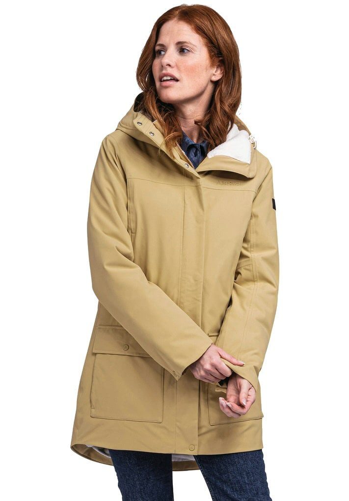 Schöffel Parka Rotterdam (wasser- und winddicht) beige Damen