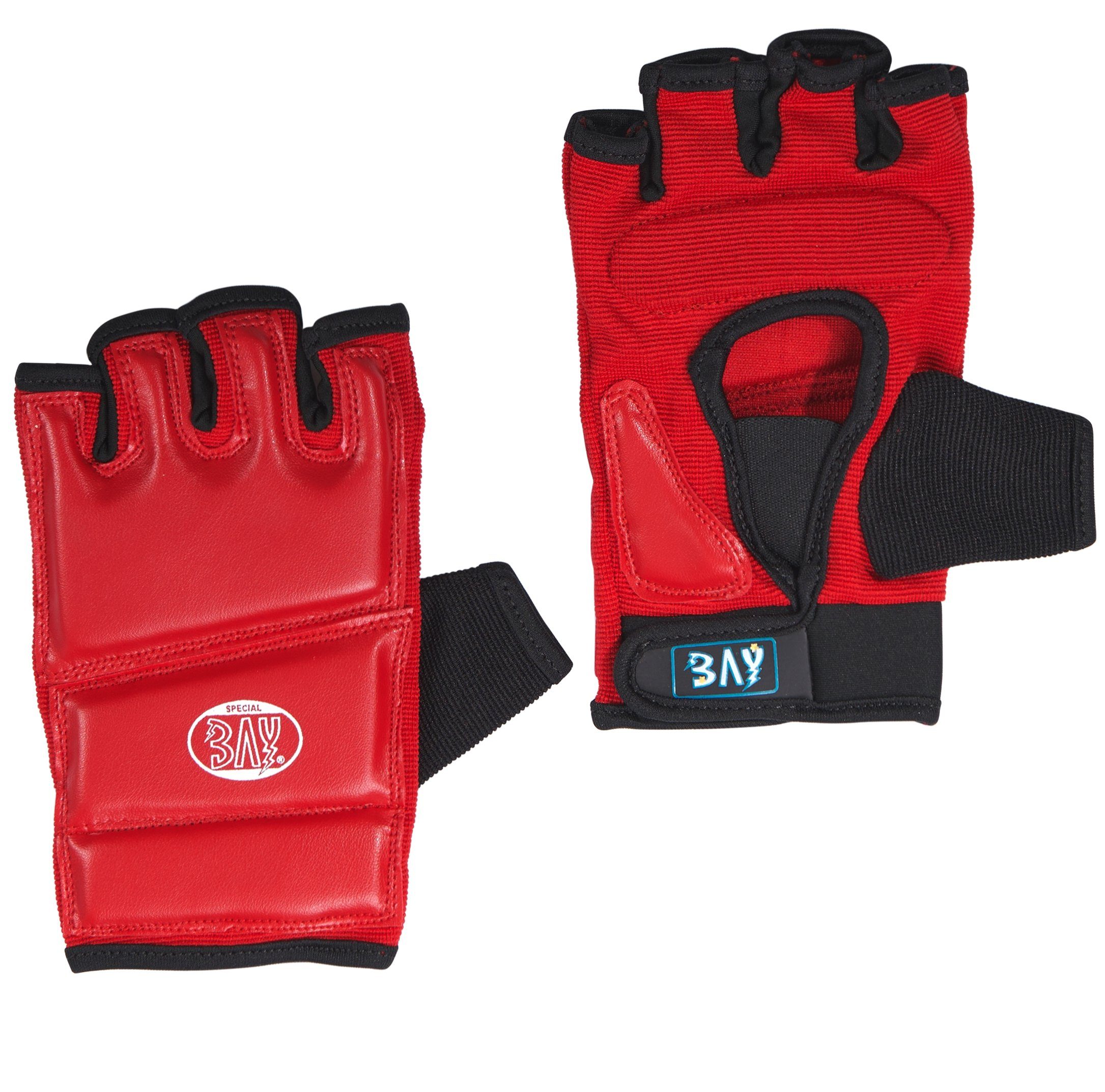 Kinder Sandsackhandschuhe - Sandsack Touch und rot, BAY-Sports Boxsack XS Boxhandschuhe Erwachsene Handschutz XXL