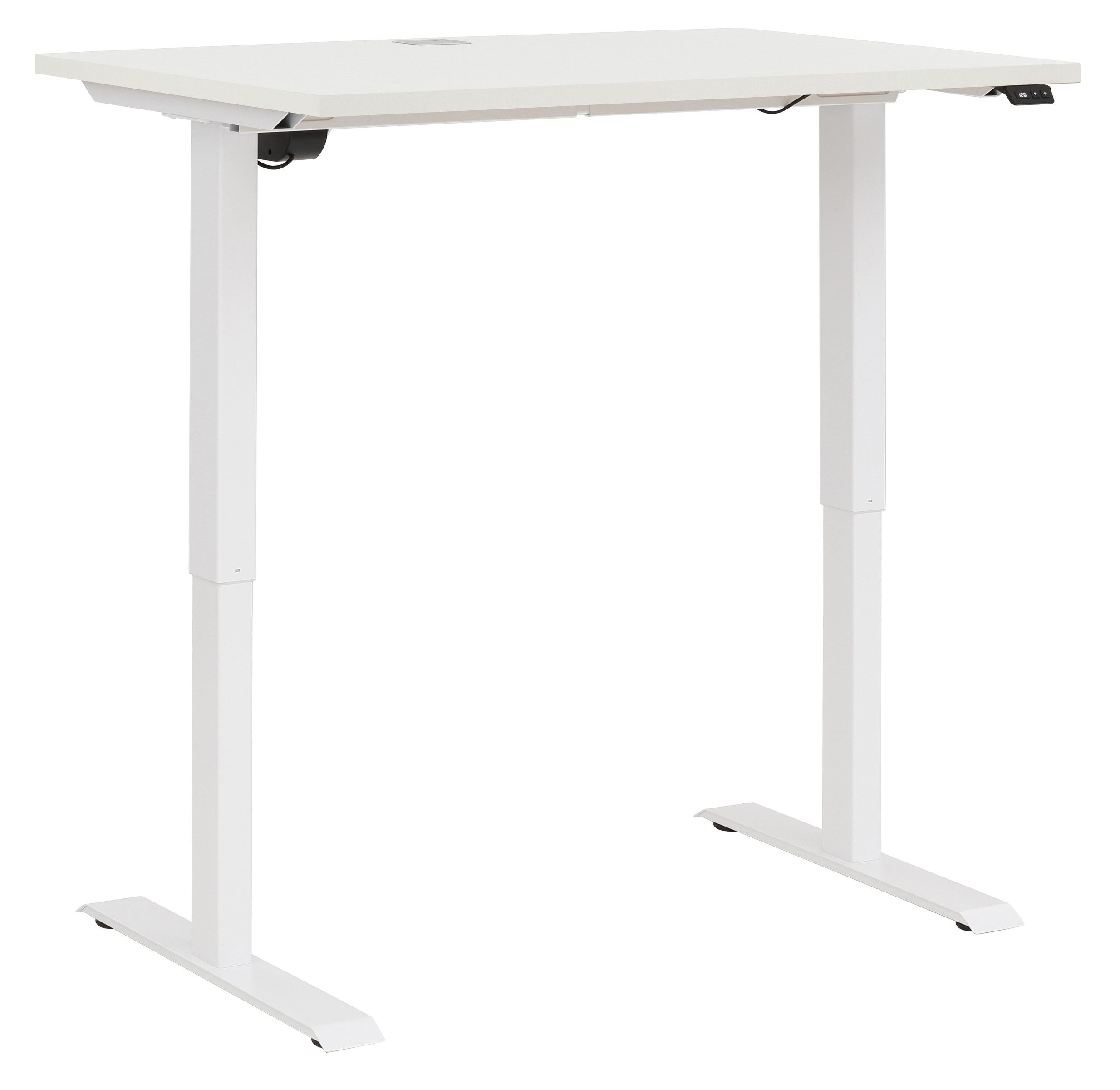 Maja Möbel Schreibtisch e-desk, in weiß- 150x72x72 (B/H/T) elektrisch verstellbar