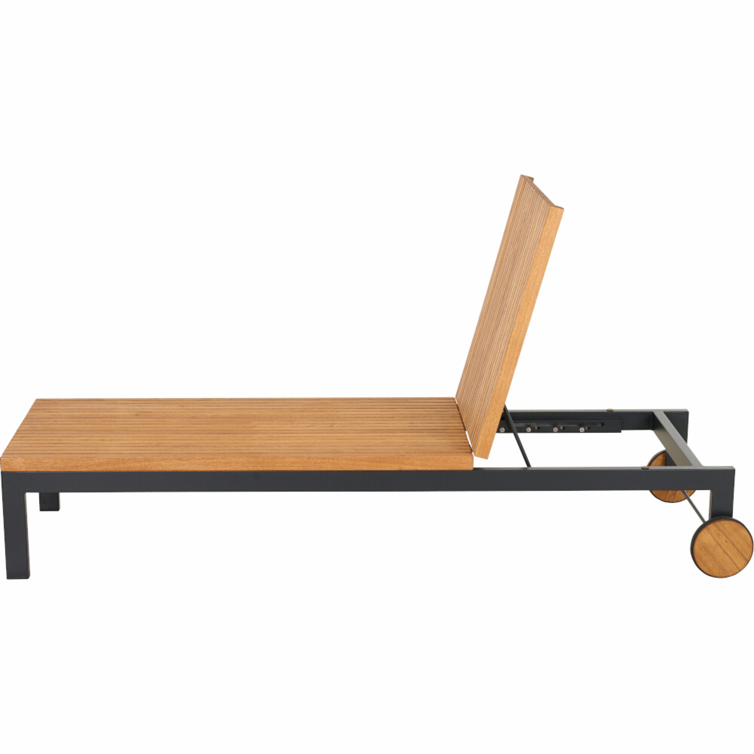 Siena Garden Gartenlounge-Sessel Siena Garden Rollliege BOZEN, 4-fach verstellbar S54457