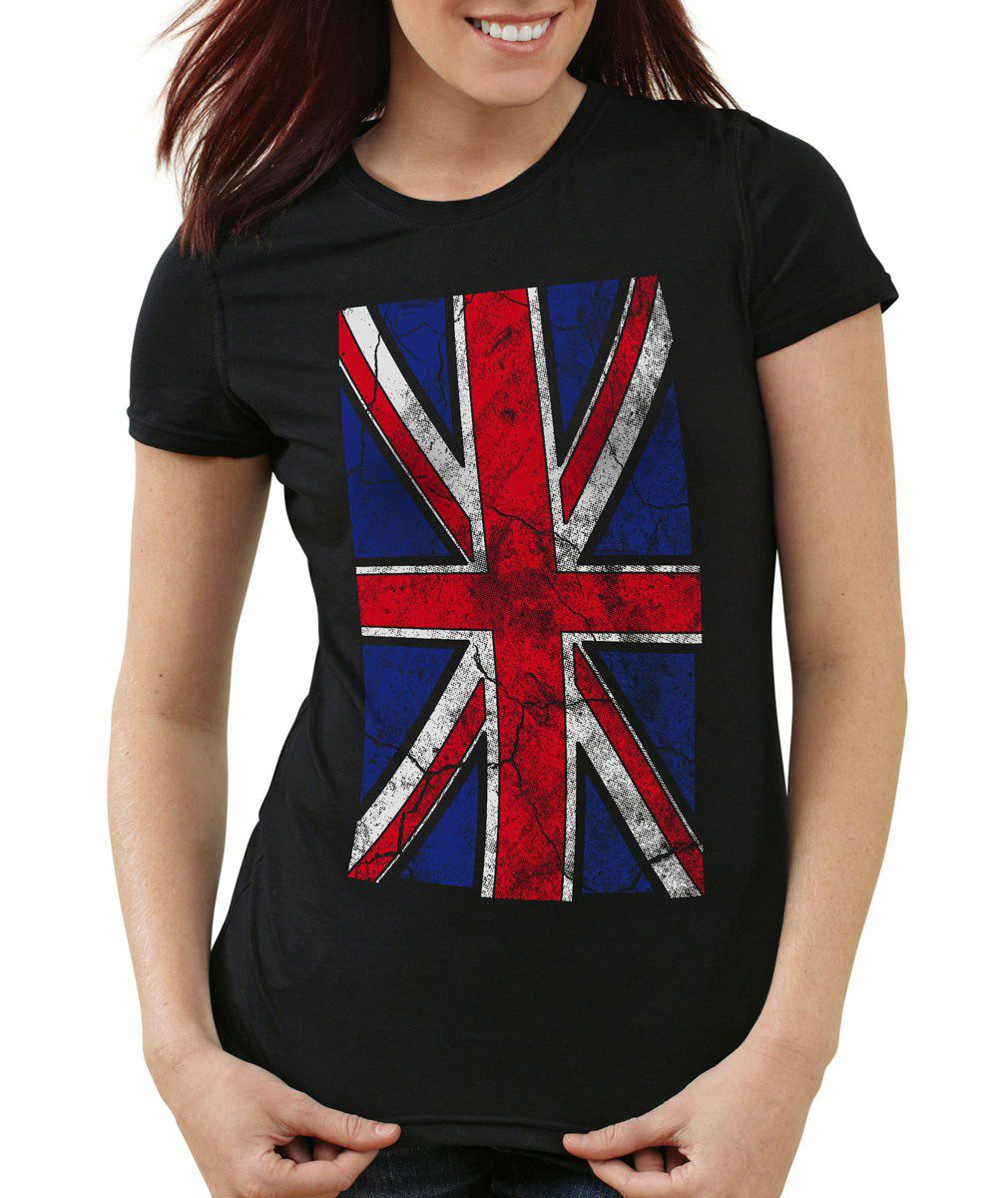 style3 T-Shirt Union Jack Flag Vintage Flagge England Great Britain GB London UK