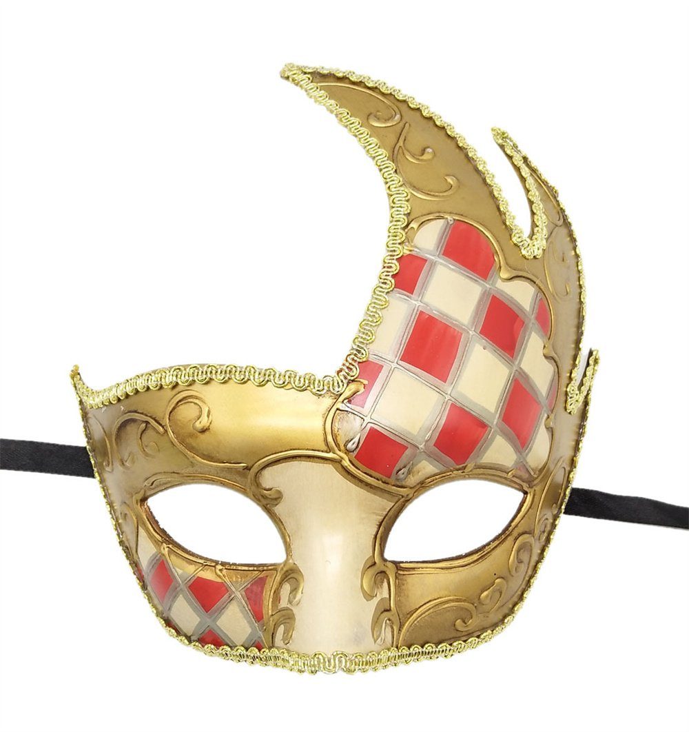 Dekorative Verkleidungsmaske Halloween Maske, Venezianische Masken für Kostümparty, (1-tlg), Maskerade Maske, Karneval Masken Halloween Masken