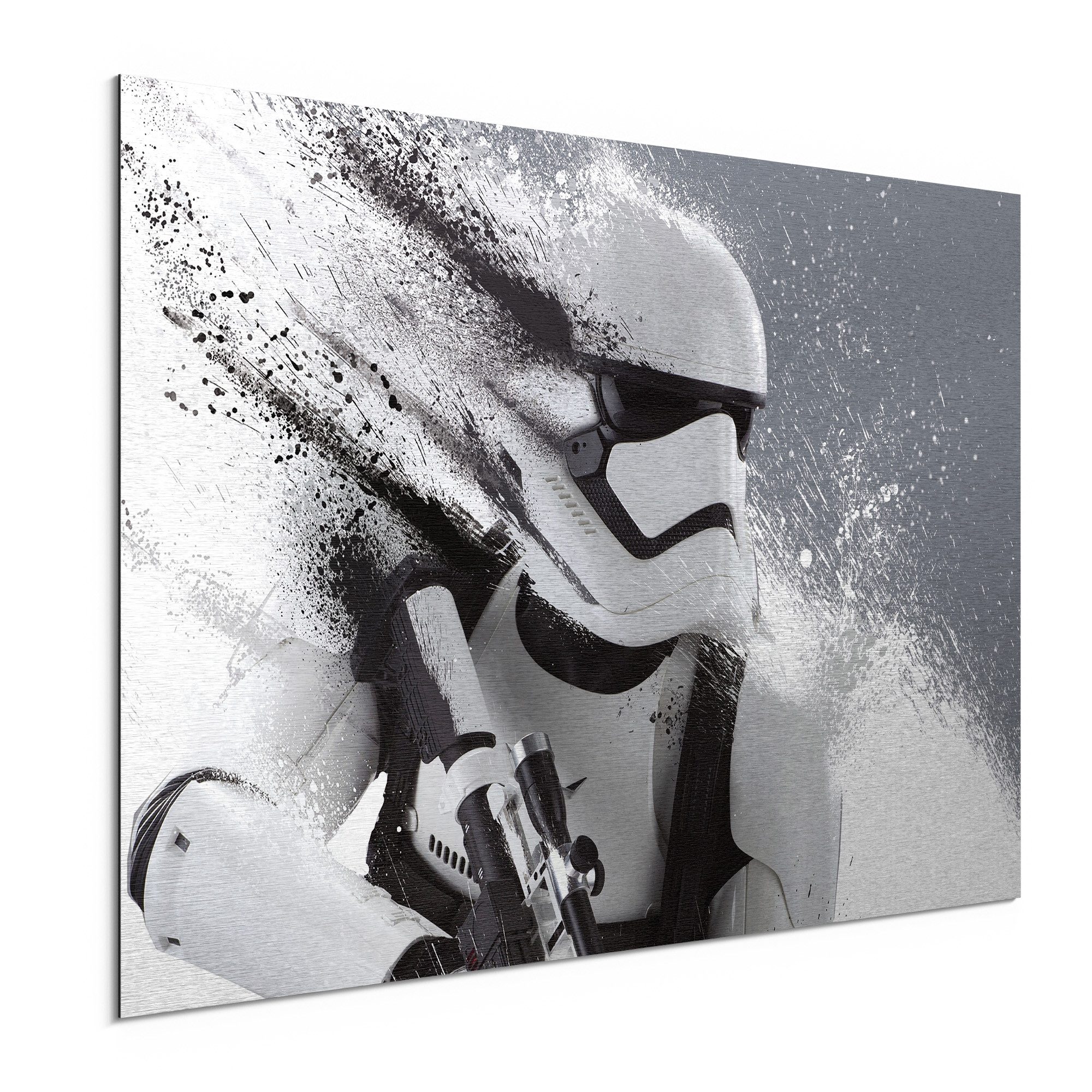DEQORI Metallbild 'Star Wars Storm Trooper', Alu Dibond Bild Aluminium Aluverbundplatte Design Wandbild Aludibond