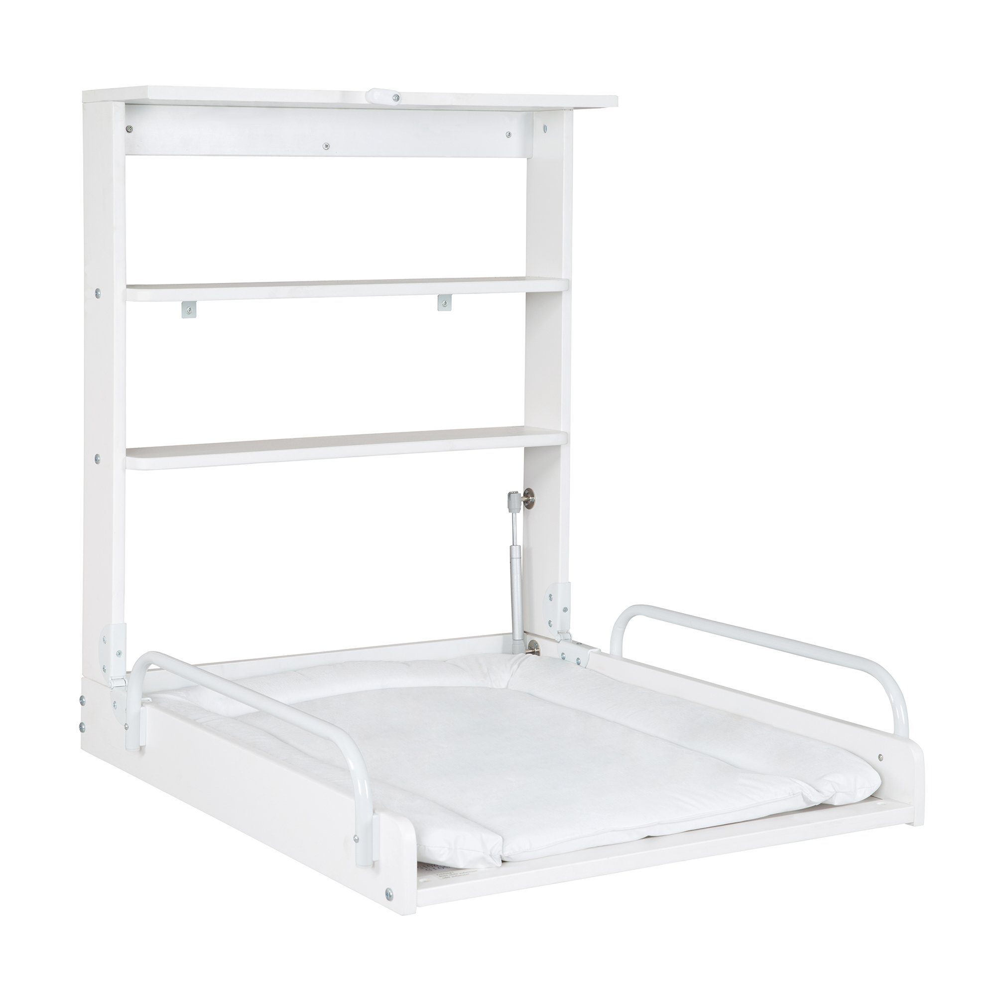 roba® Wickelregal Wandwickelregal, klappbares Wickelregal, mit Wickelunterl günstig online kaufen