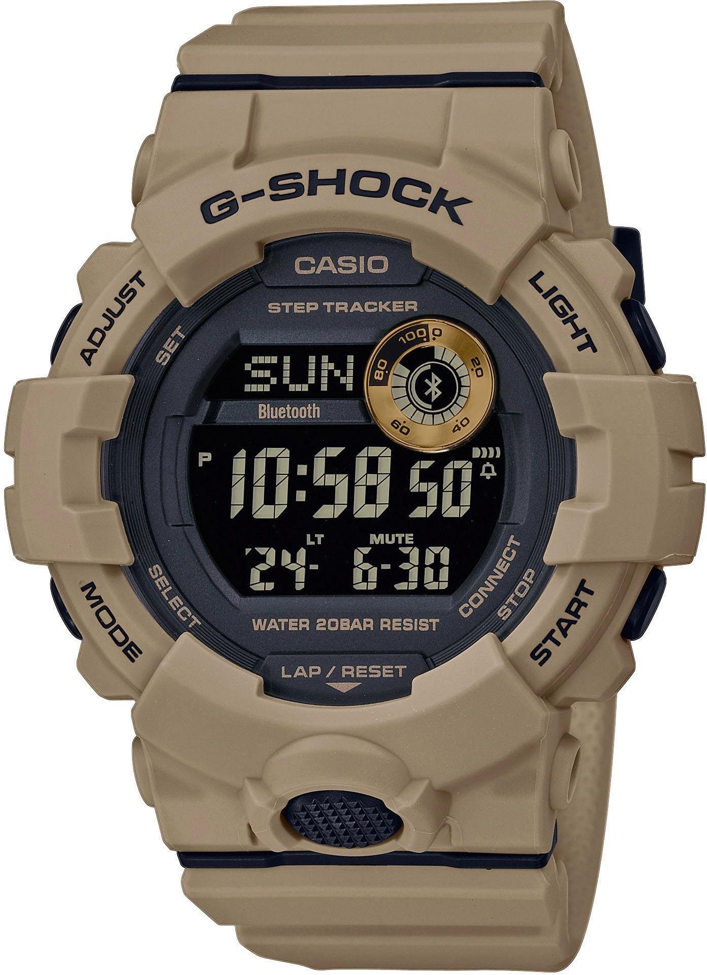 CASIO G-SHOCK GBD-800 Smartwatch, Quarzuhr,Armbanduhr,Herrenuhr,Schrittzähler,bis 20bar wasserd.digital