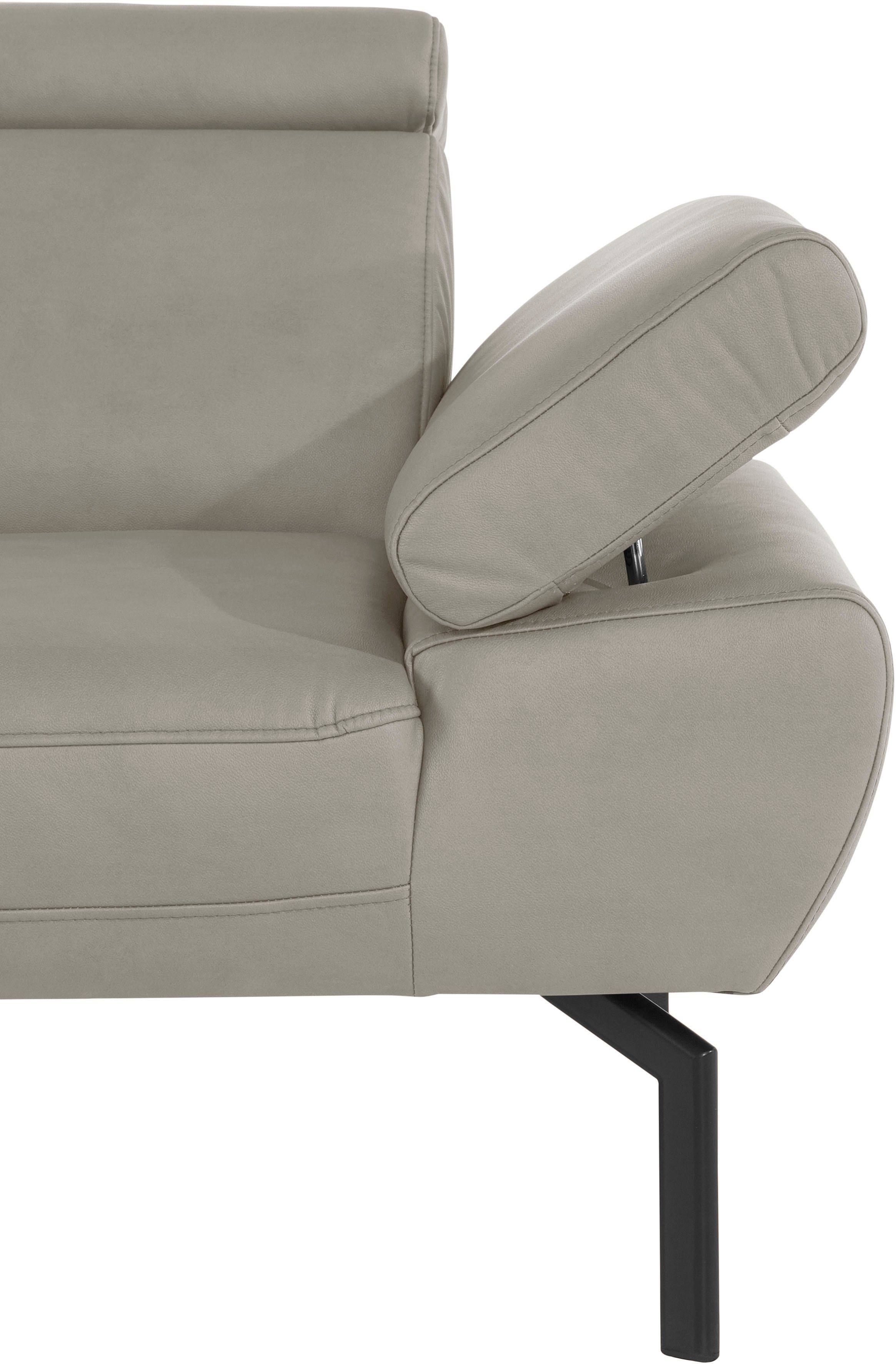 in 2-Sitzer Trapino Places Lederoptik Luxus-Microfaser of wahlweise Luxus, Rückenverstellung, mit Style