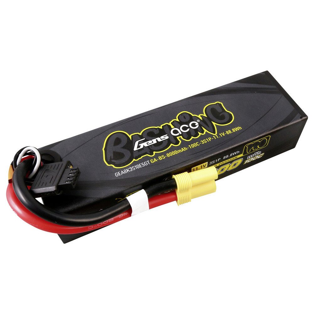 Gens ace Gens ace Modellbau-Senderakku (LiPo) 11.1 V 8000 mAh Hardcase EC5 Akku 8000 mAh