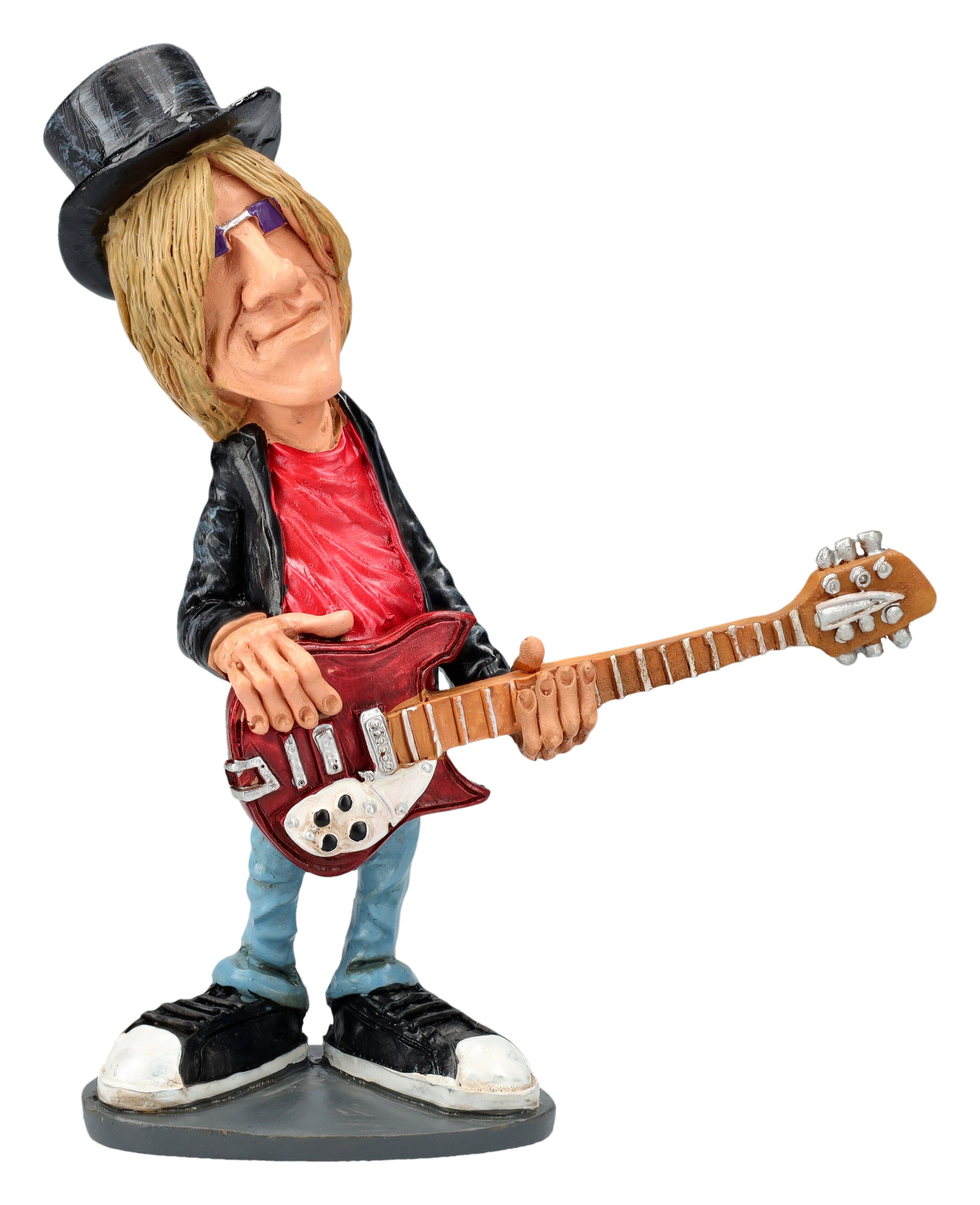 Dekofigur Lustige Rockstar Figur - Sänger Tom - Musiker Rockmusiker Dekofigur