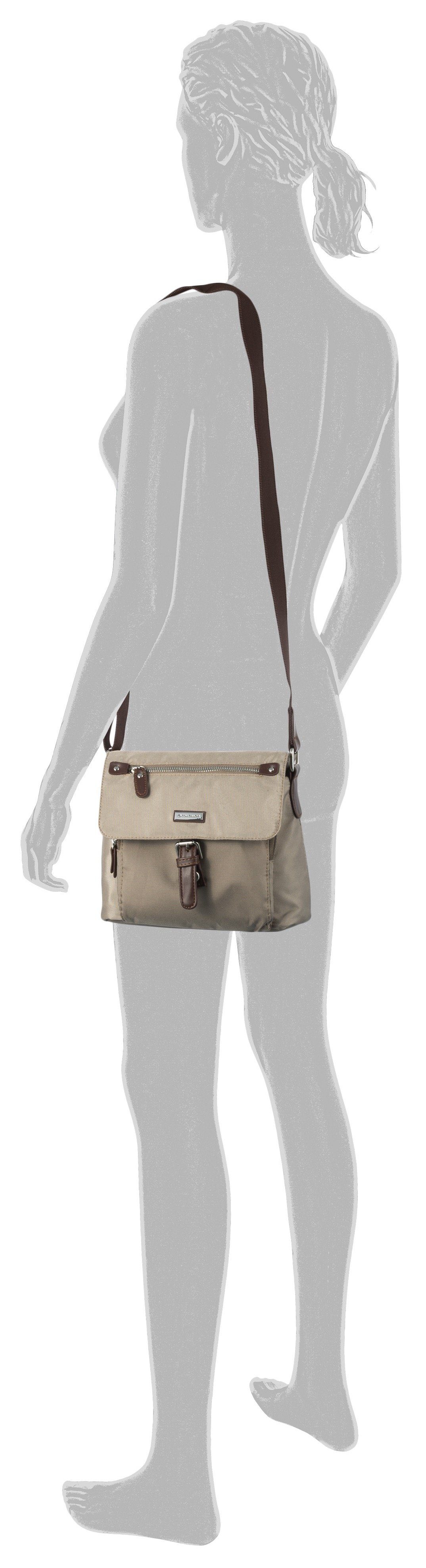 TOM TAILOR Umhängetasche Rina, aus leichtgewichtigem Nylon und aufwändig ge günstig online kaufen