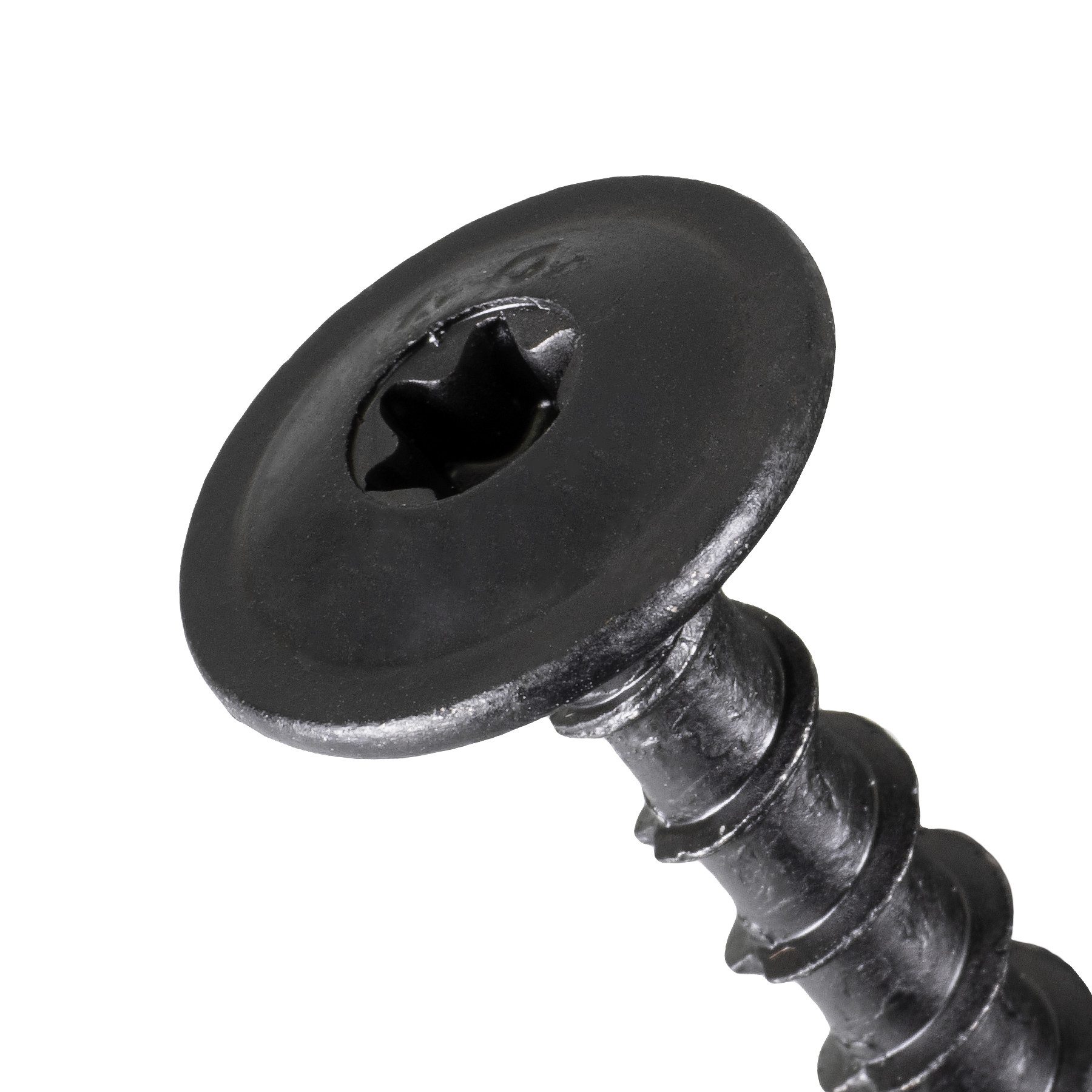 SCREWREBEL Holzbauschraube Tellerkopfschraube 8x40 mm – schwarz – TX40 – ETA – 50 Stück