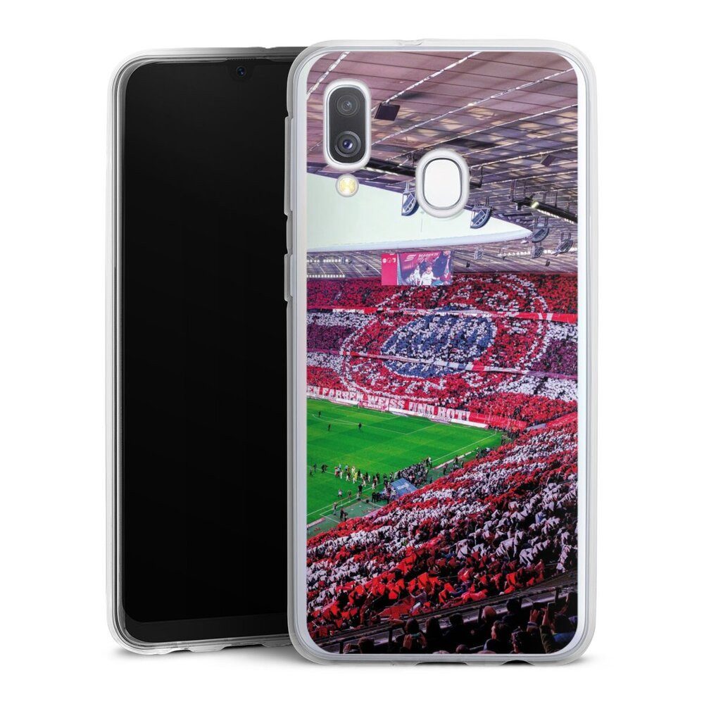DeinDesign Handyhülle FCB Stadion FC Bayern München FCB Stadion Tribüne, Samsung Galaxy A40 Silikon Hülle Bumper Case Handy Schutzhülle