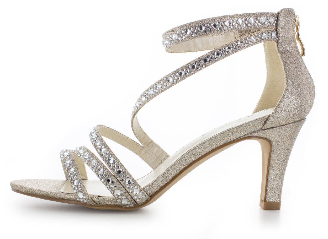 White Lady 865 Glitter Absatzsandalen Sandalette