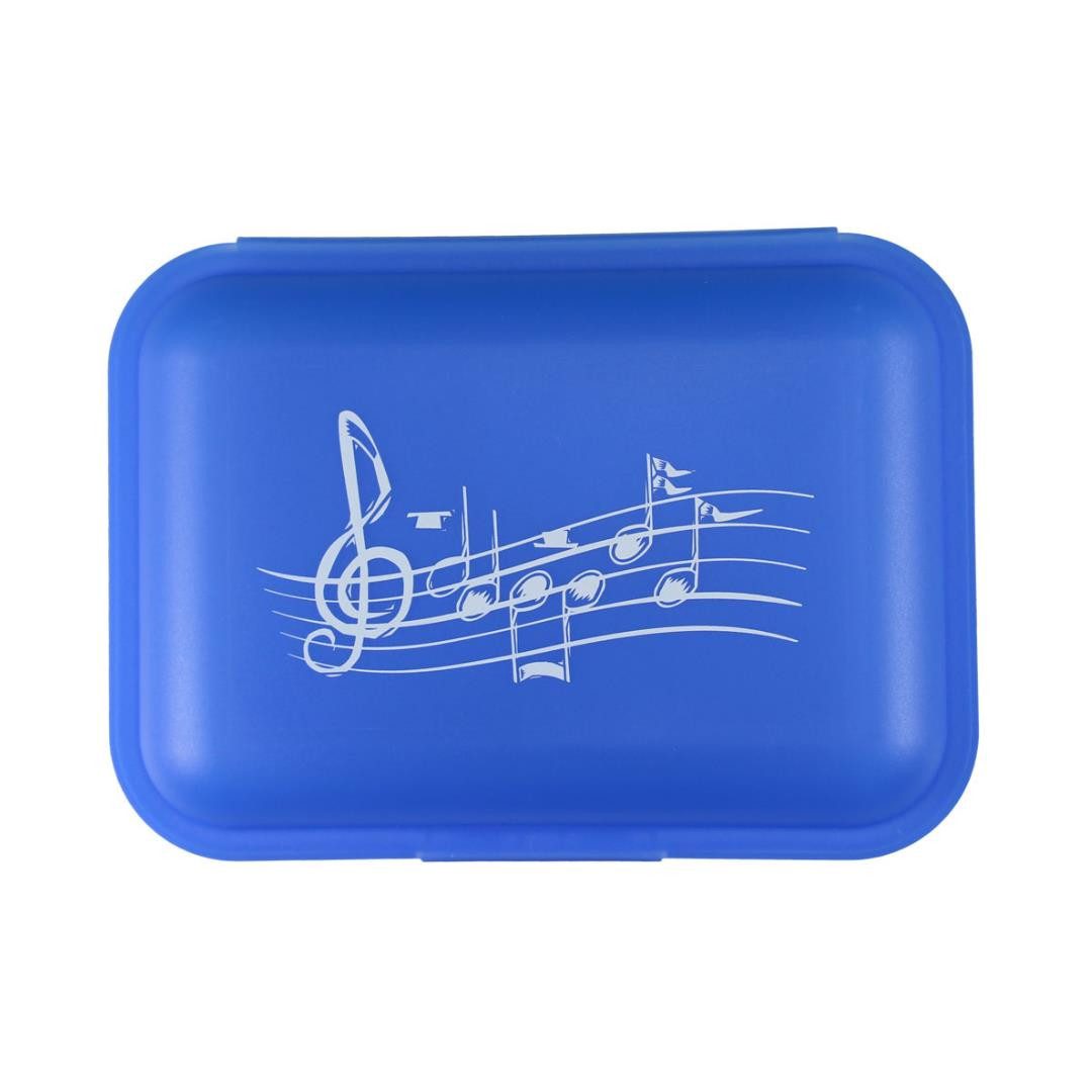 Lunchbox Brotdose Notenlinie blau