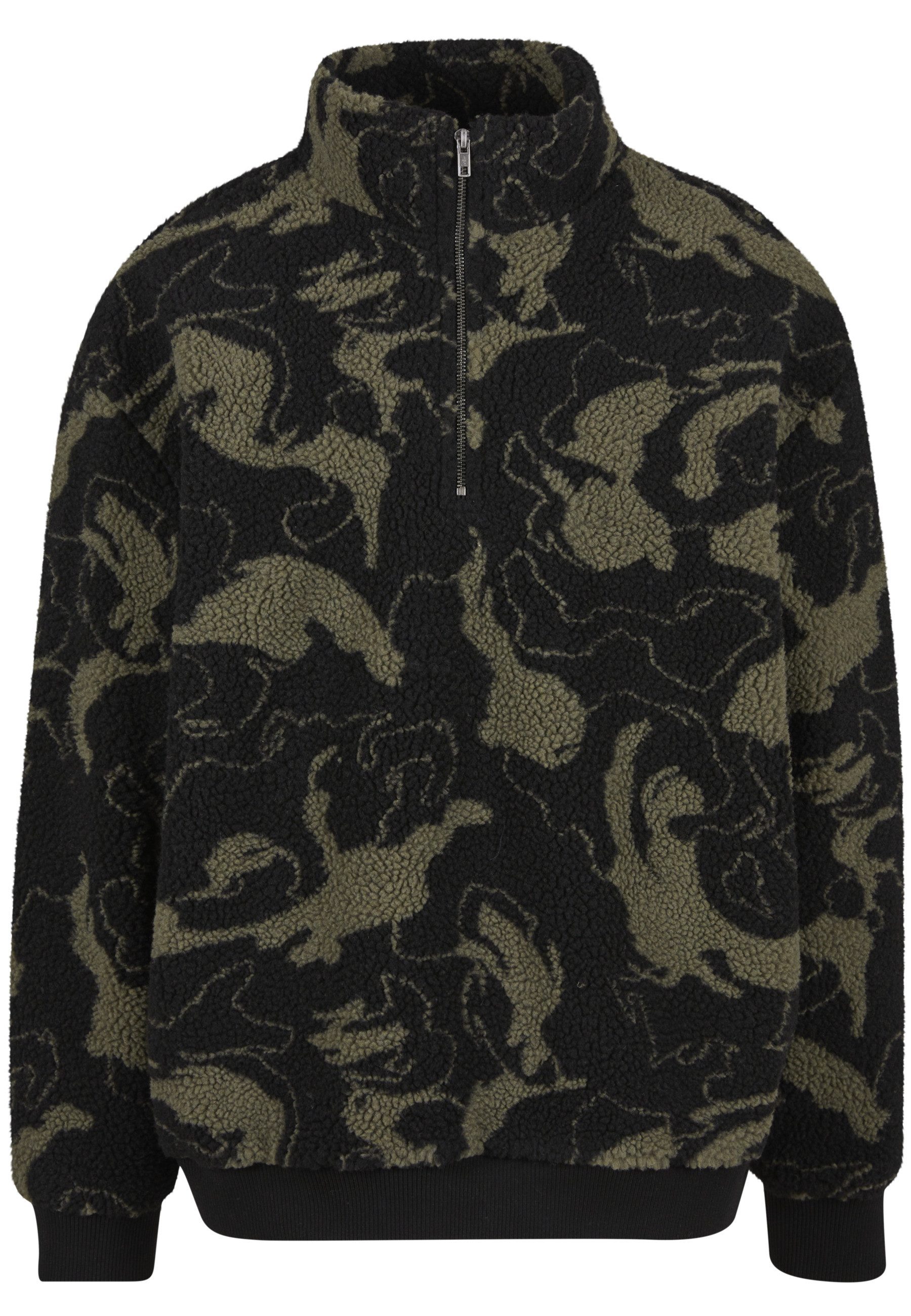 URBAN CLASSICS Sweater Urban Classics Oversized Pattern Teddy Troyer (1-tlg)