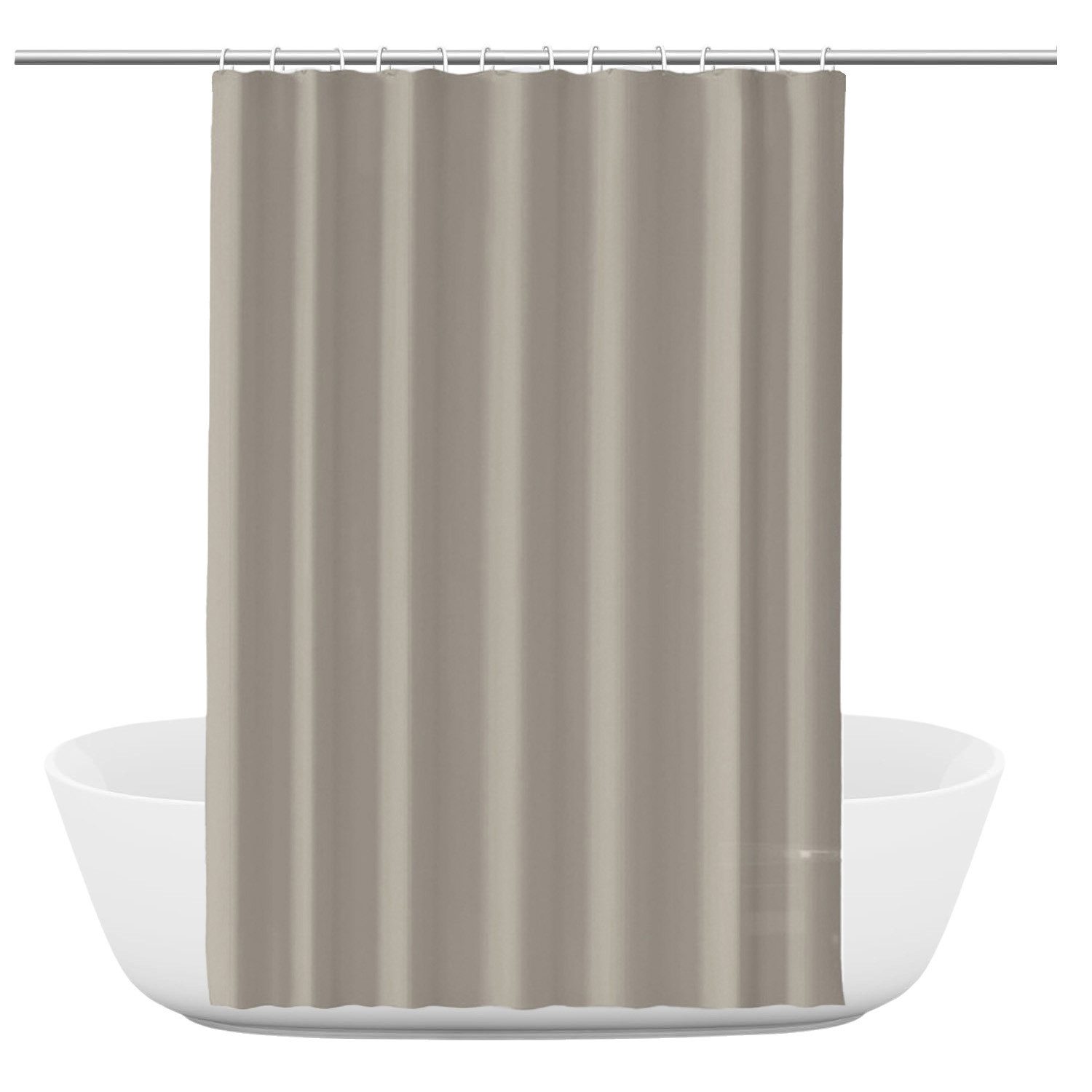 Agger Duschvorhang Anti-Schimmel Badezimmervorhang, Wasserdicht und Waschbar Breite 180 cm (1-tlg), Perfekt für Badewanne & Dusche