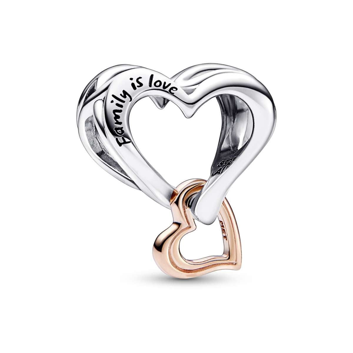 Pandora Bead 782642C00, Zweifarbiges Unendlichkeitsherz