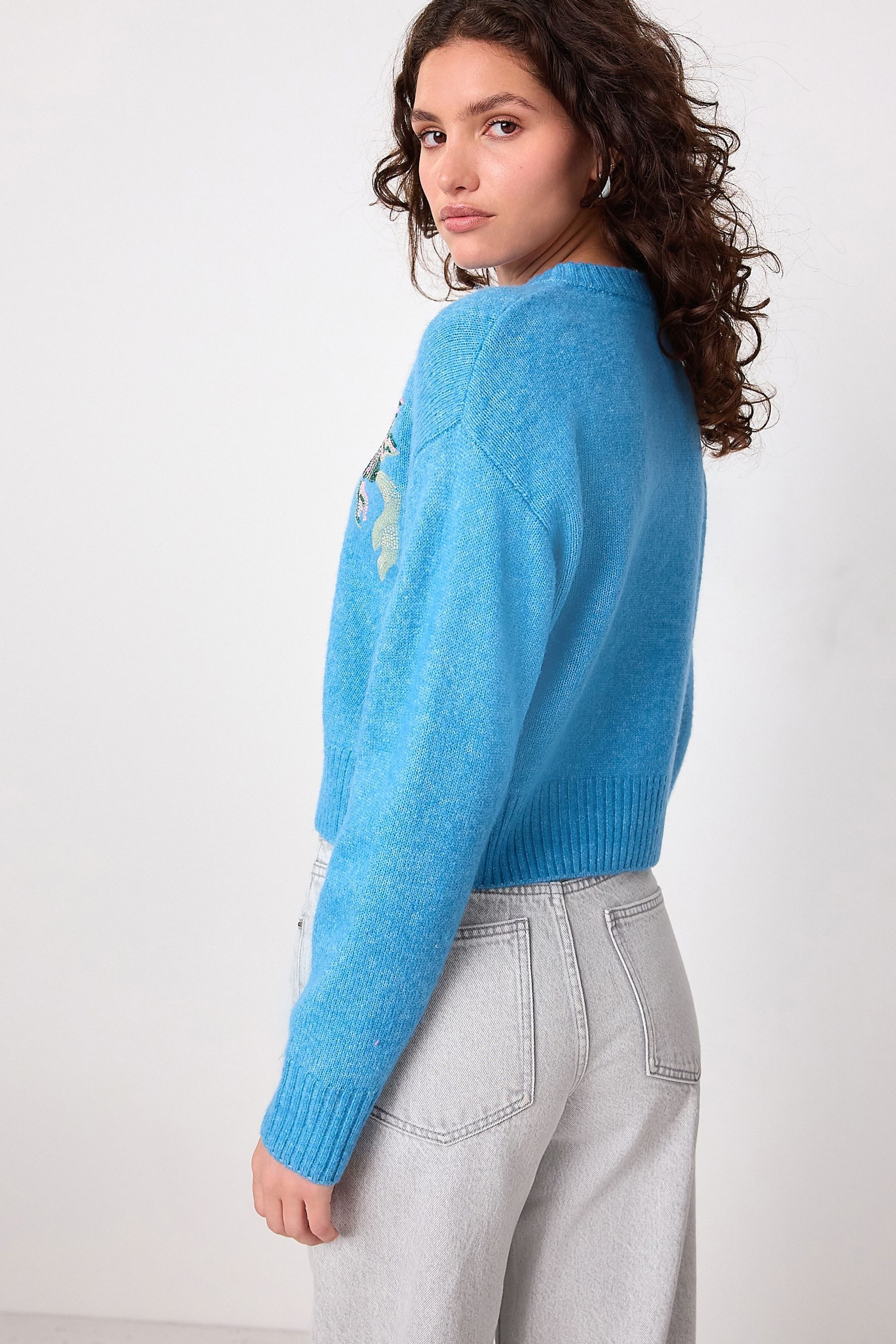 Next Strickjacke Strickjacke mit Rundhalsausschnitt (1-tlg) günstig online kaufen