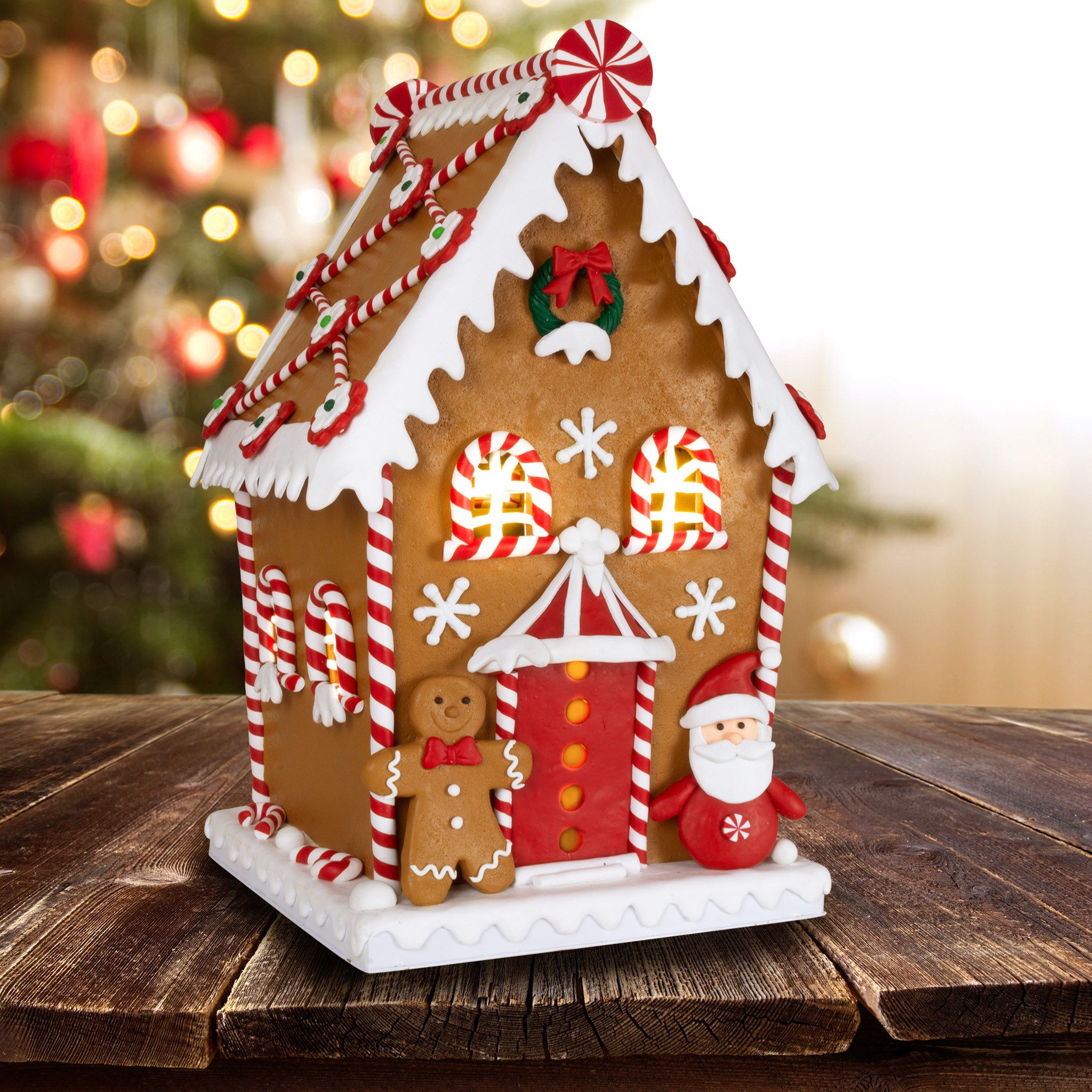 Christmas Paradise Weihnachtshaus XL Lebkuchenhaus mit LED 40 cm, Weihnacht günstig online kaufen