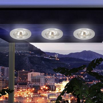 Globo LED Einbaustrahler, Leuchtmittel inklusive, Warmweiß, Einbaustrahler Einbaulampe Einbaulicht Strahler Lampe