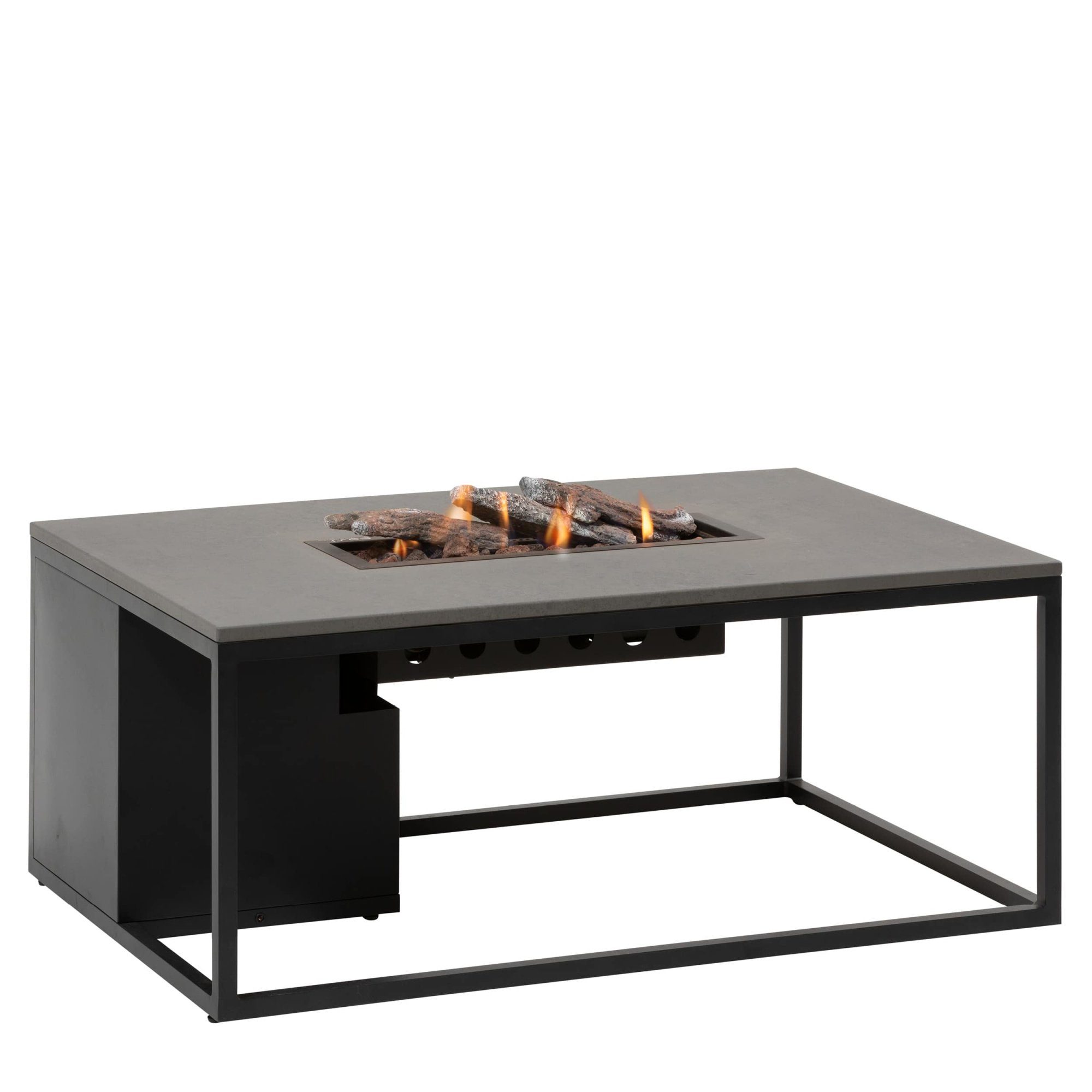 COSI Feuertisch Cosiloft 120 schwarz/grau, Loungetisch, Gartentisch, Feuerstelle