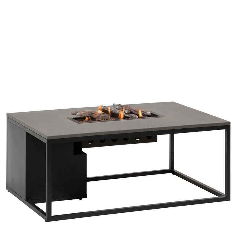 COSI Feuertisch Cosiloft 120 schwarz/grau, Loungetisch, Gartentisch, Feuerstelle