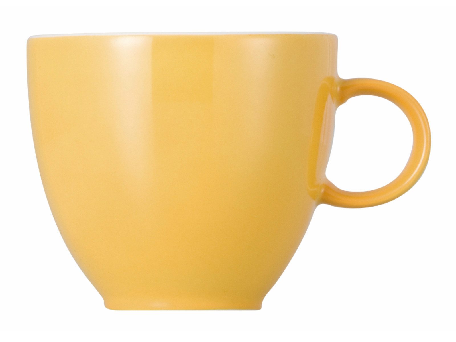 Thomas Porzellan Espressotasse Sunny Day Yellow Espresso-/Mokka-Obertasse 0,08 l, Porzellan, Tassen