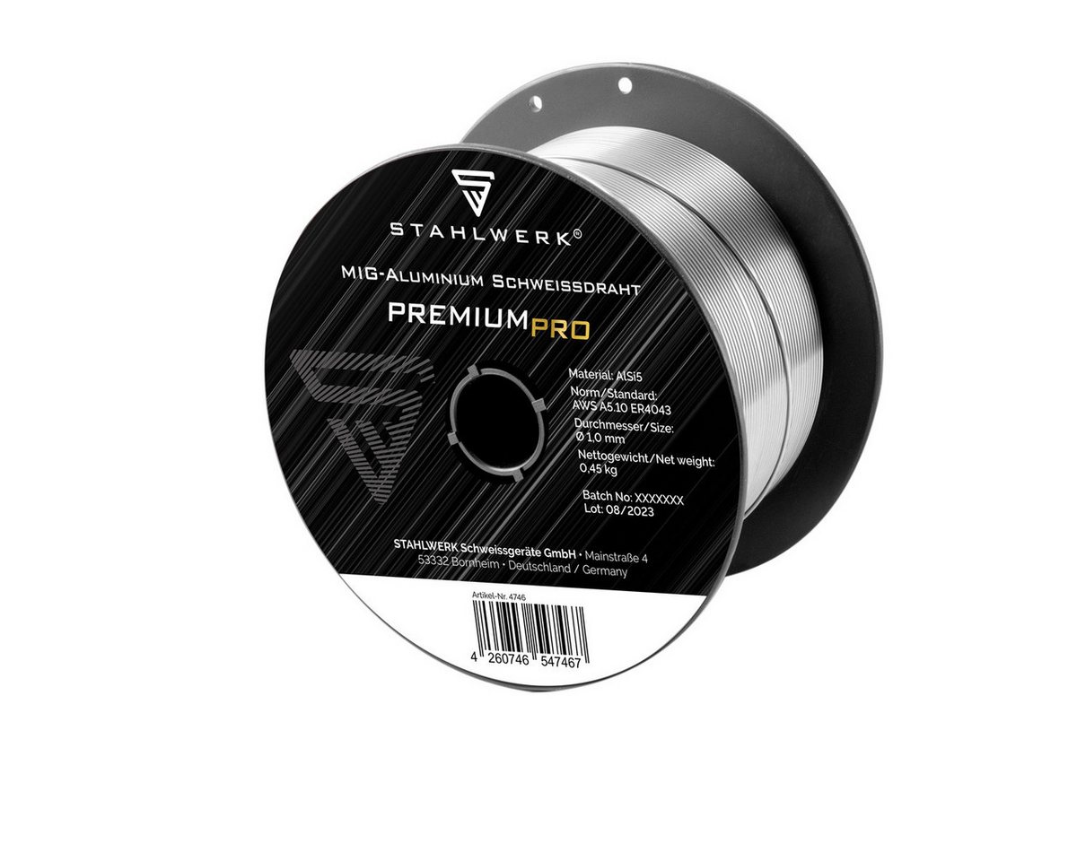 Thumbnail - STAHLWERK Schweißdraht 2 x MIG MAG Aluminium Schweißdraht ER4043 (AlSi5), (Packung), Aluminium Schweißdraht ER4043 (AlSi...
