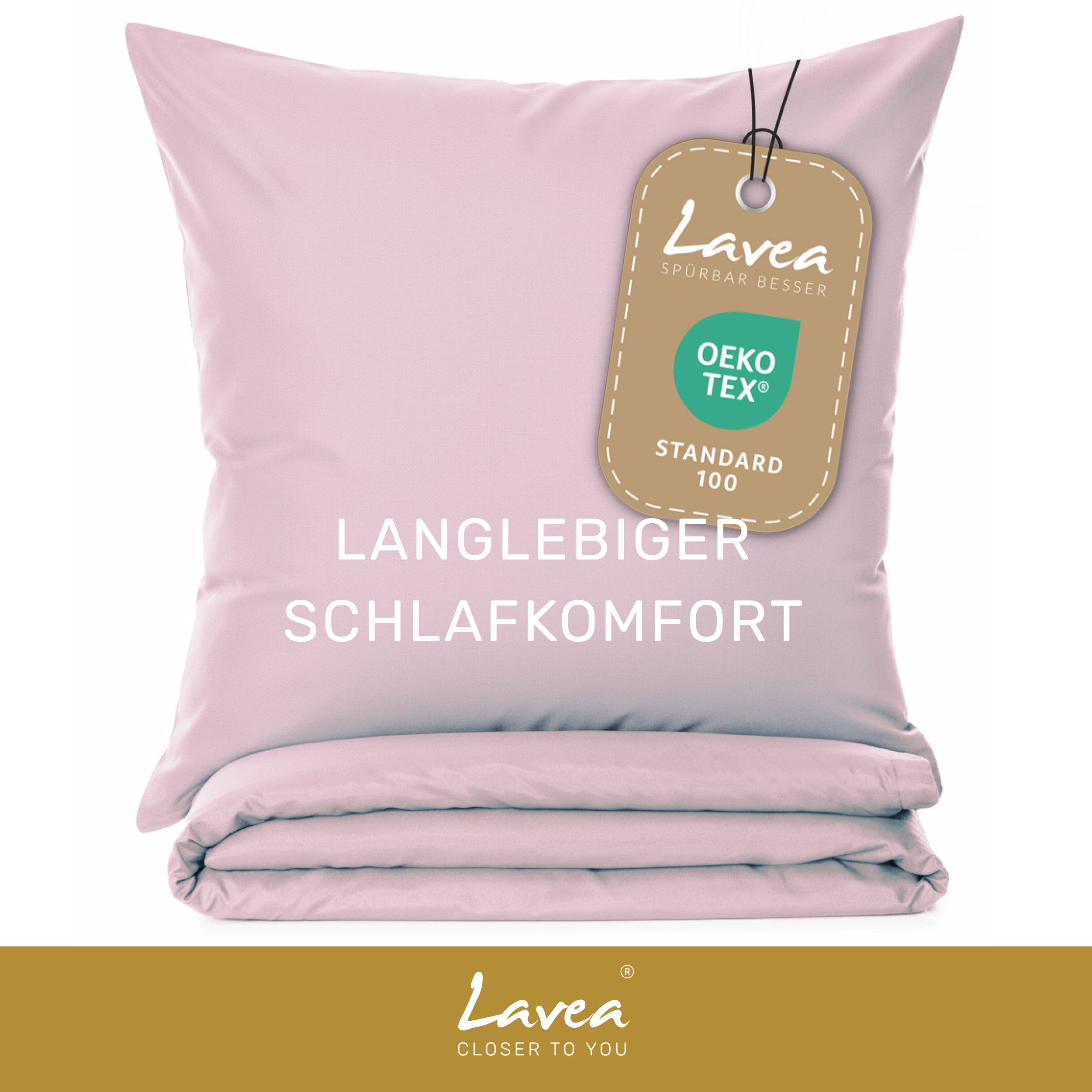 Lavea Bettwäsche Mikrofaser Bettwäsche-Sets mit Kissenbezügen und Bettbezüg günstig online kaufen