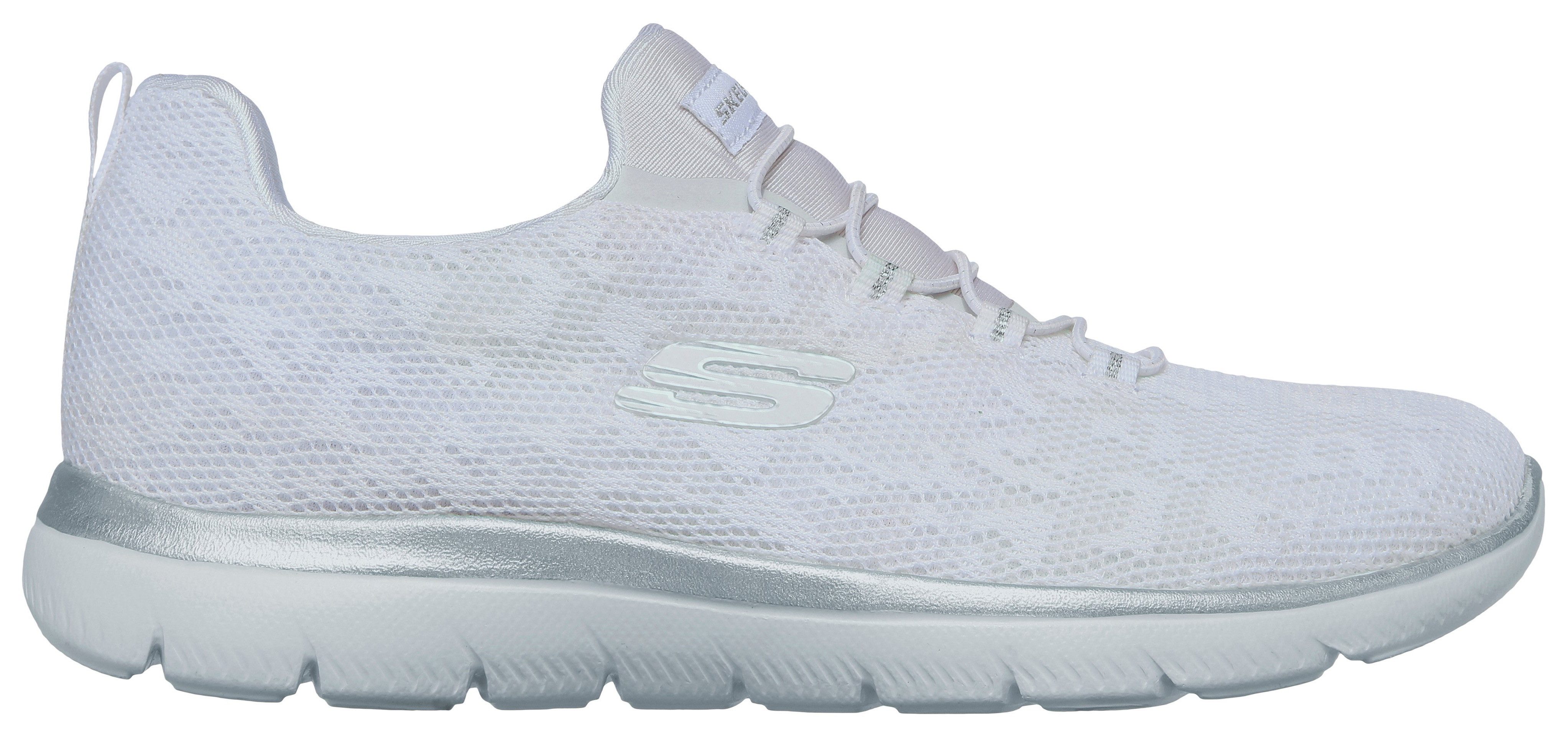 Skechers Summits Slip-On Sneaker Slipper, Freizeitschuh, Komfortschuh mit Memory Foam