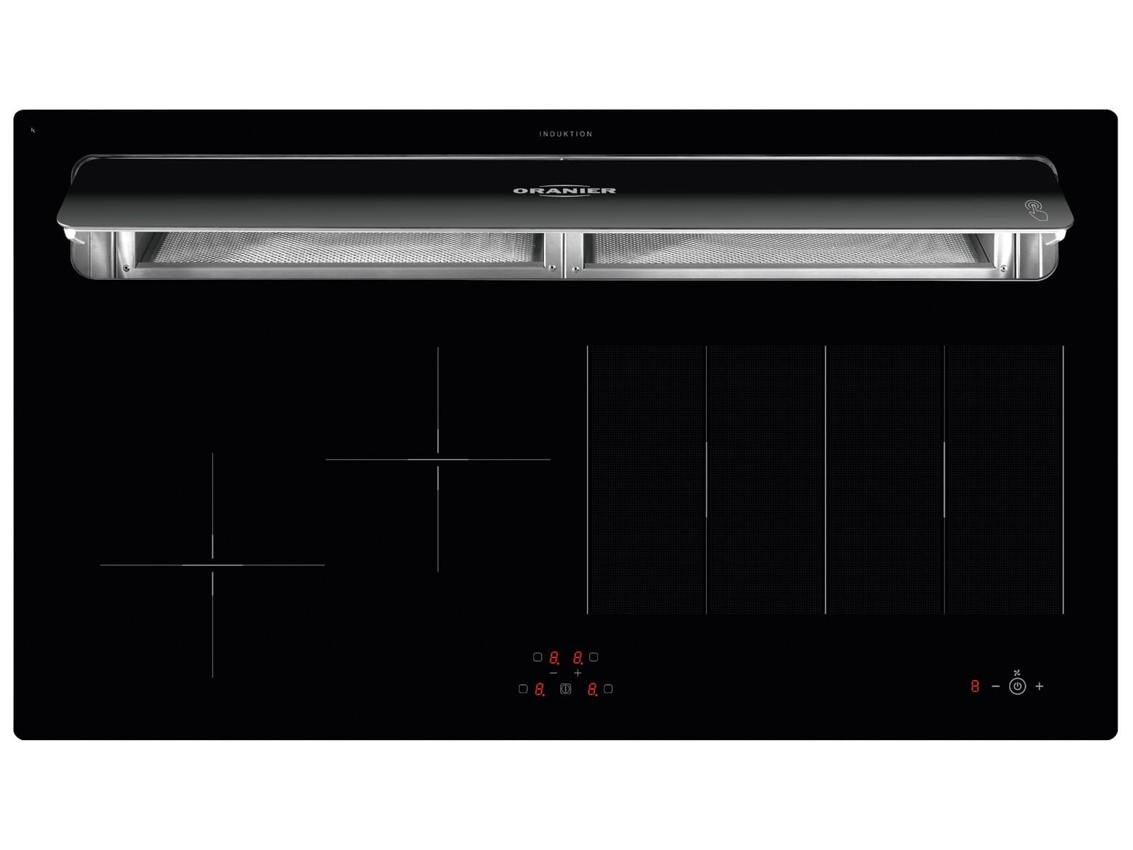 Oranier Induktions-Kochfeld 1092 51, Timer, TouchControl-Bedienung