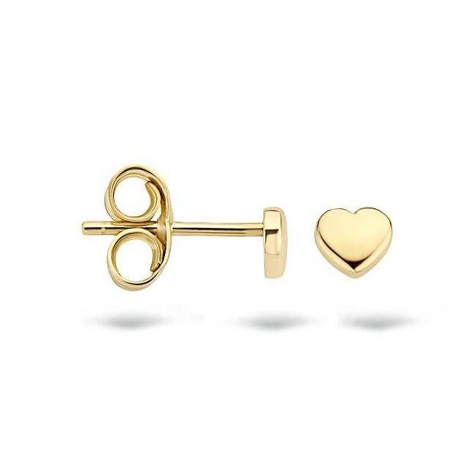 Blush Paar Ohrstecker BLUSH Ohrstecker "Herz" 14 Karat Gelbgold 7245YGO
