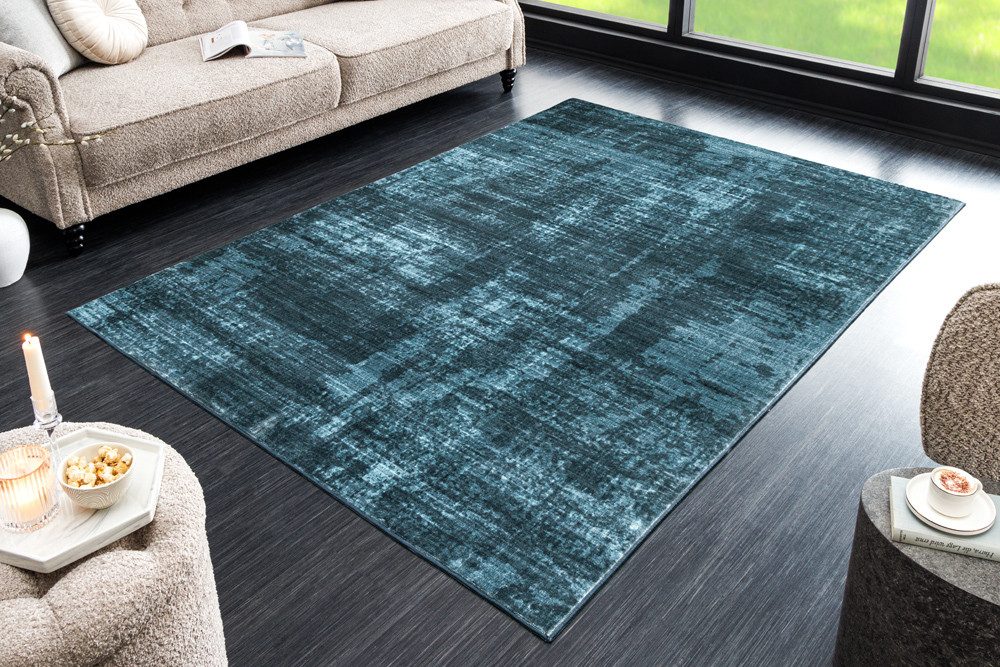 riess-ambiente Designteppich SOFT TOUCH 230x160cm blau · Indoor Kurzflor-Te günstig online kaufen