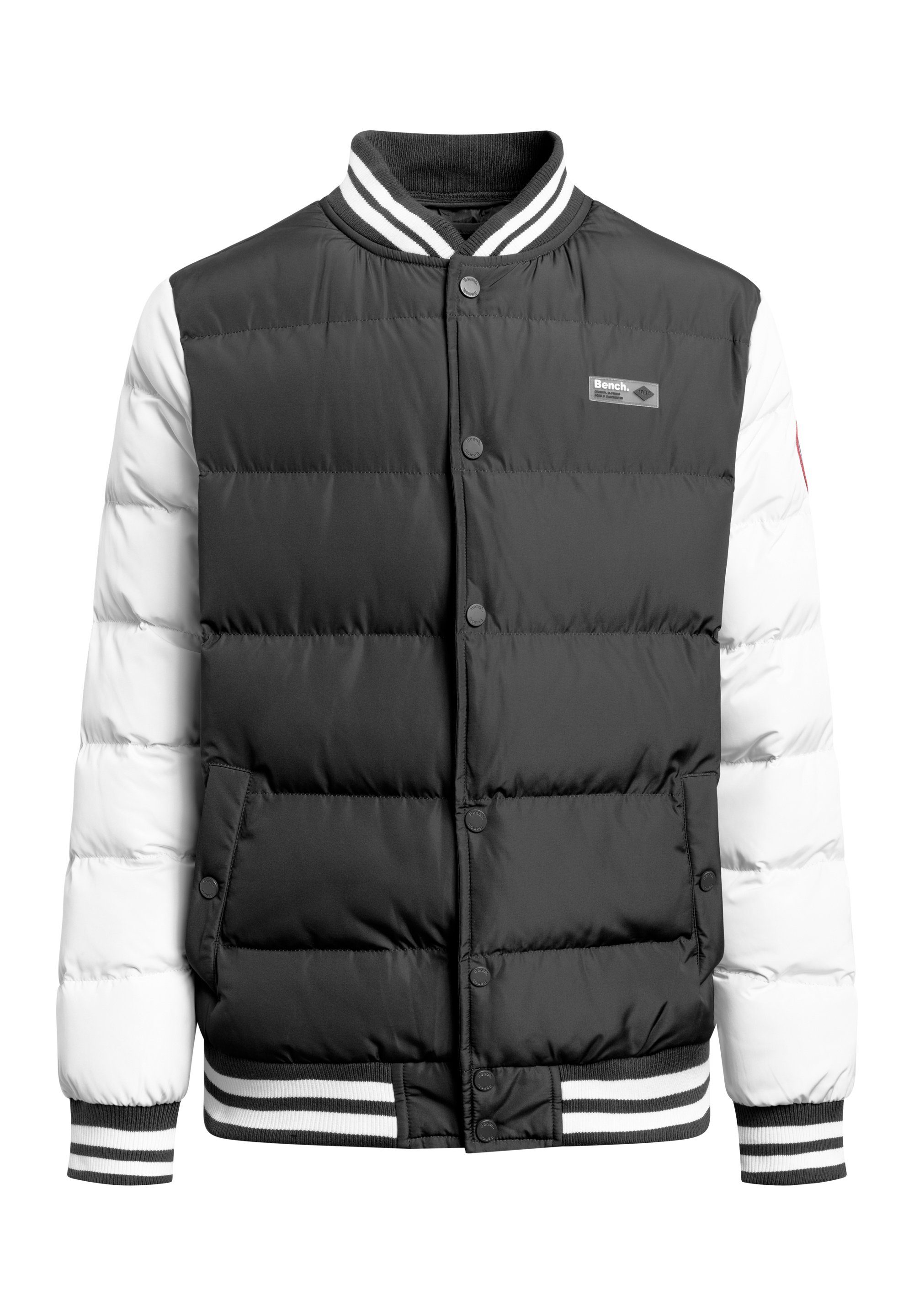 WHITE Jacke Warme und BLACK stylische / Bench. REGGIE Winterjacke