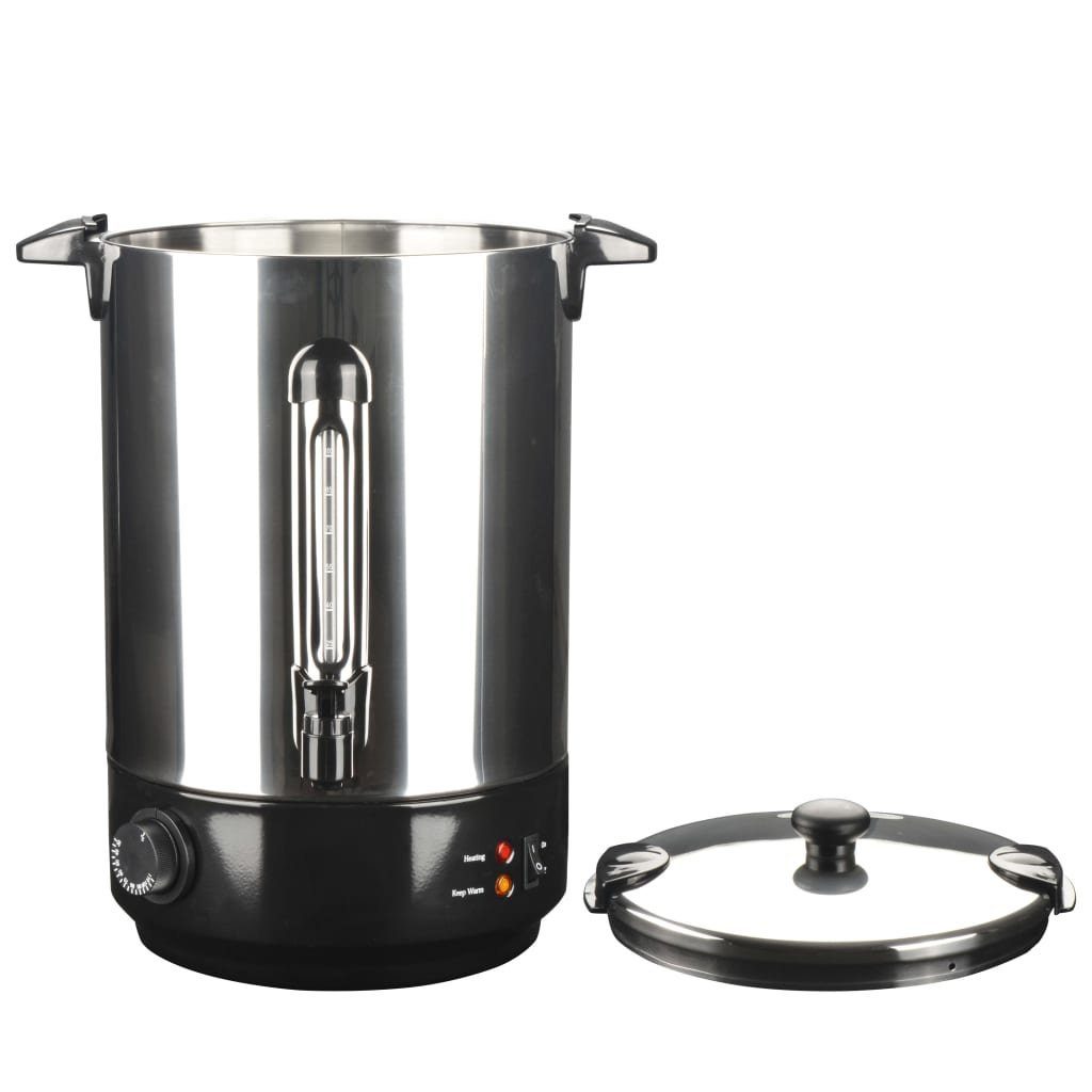vidaXL Einkoch- und Heißgetränkeautomat Weinwärmer Edelstahl 15 L 2500 W
